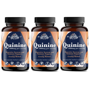 Leg Cramps Support Organic Pills - 1000 mg - Quinine Tablets for Cramp Defense FLORIDA HERBS Au supplements