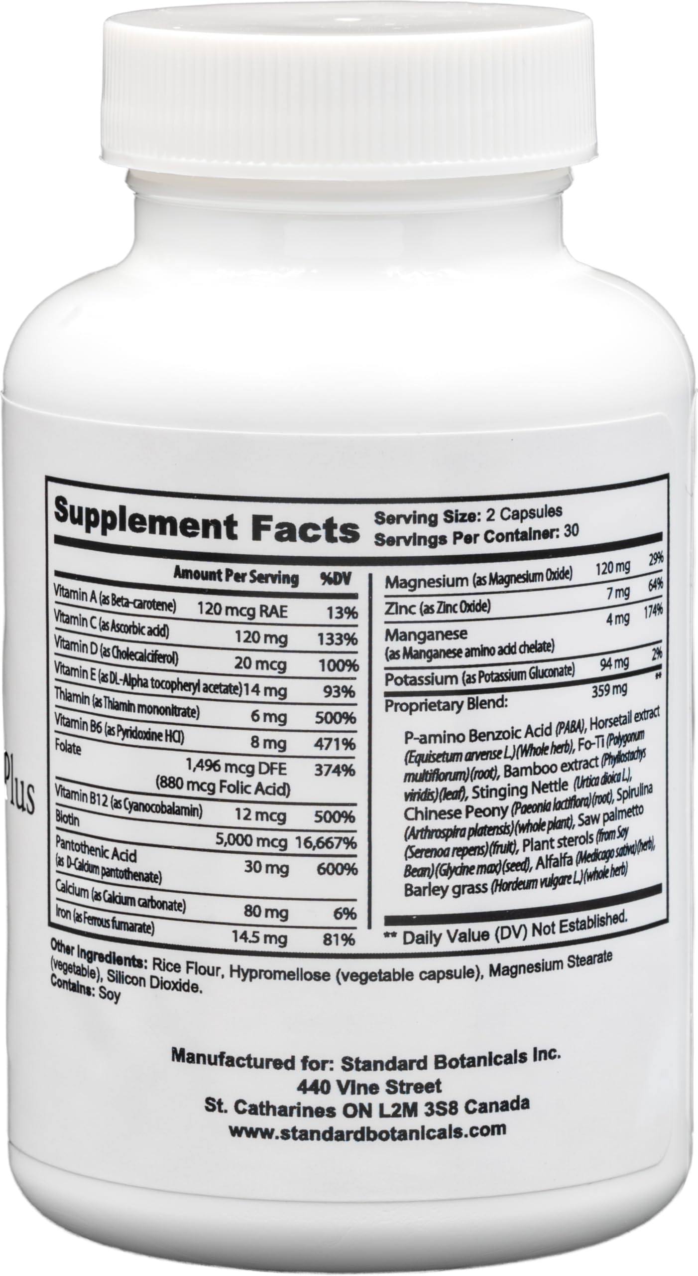 Dr's Nature & Nutrition Hair, Skin & Nail Plus Vitamin Supplement with Biotin 5000mcg, Bamboo Extract, Collagen Support - Extra Strength Beauty Supplement for Men and Women - 60 Capsules Dr's Nature & Nutrition Au supplements