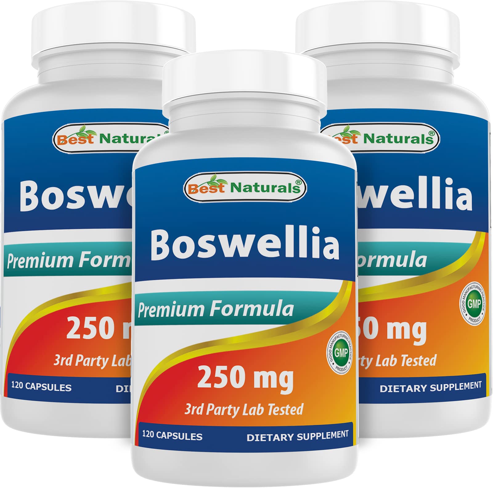 Best Naturals Boswellia Serrata Joint Health 250 mg 120 Capsules - Standardized to 65% Boswellic Acid (120 Count (Pack of 3)) Best Naturals Au supplements