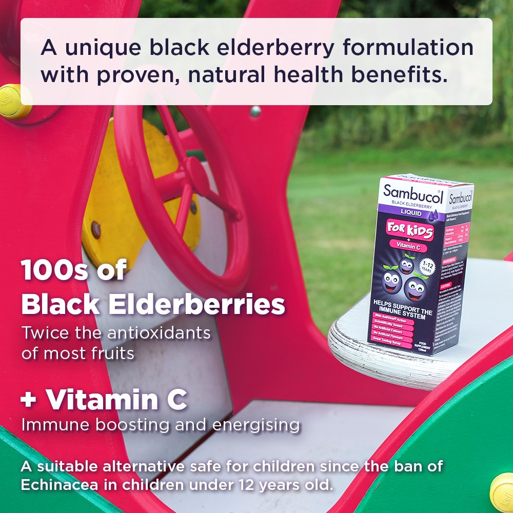 Sambucol Kids 120 ml For Immune Support, Drop Sambucol Au supplements