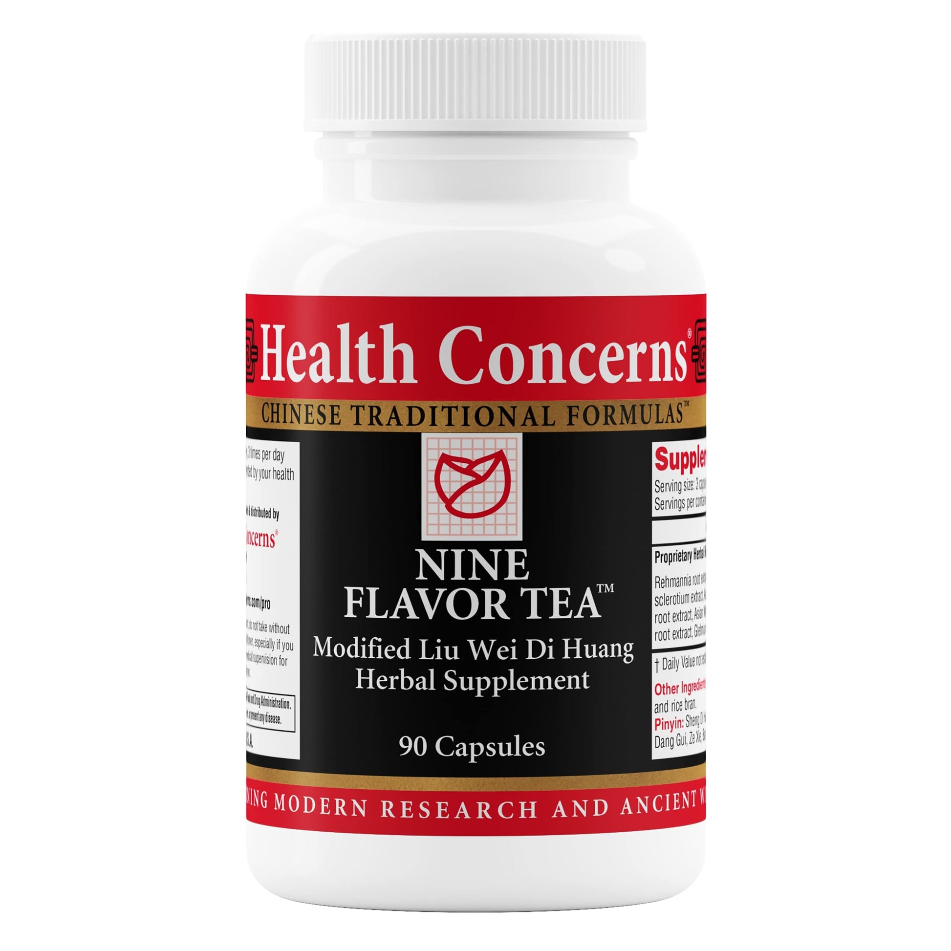 Health Concerns Nine Flavor Tea – Immune Support, Kidney Support & Lymphatic Health – Chinese Herbal Supplement for Oral Health, Night Sweats, Blurred Vision – 90 Capsules Health Concerns Au supplements
