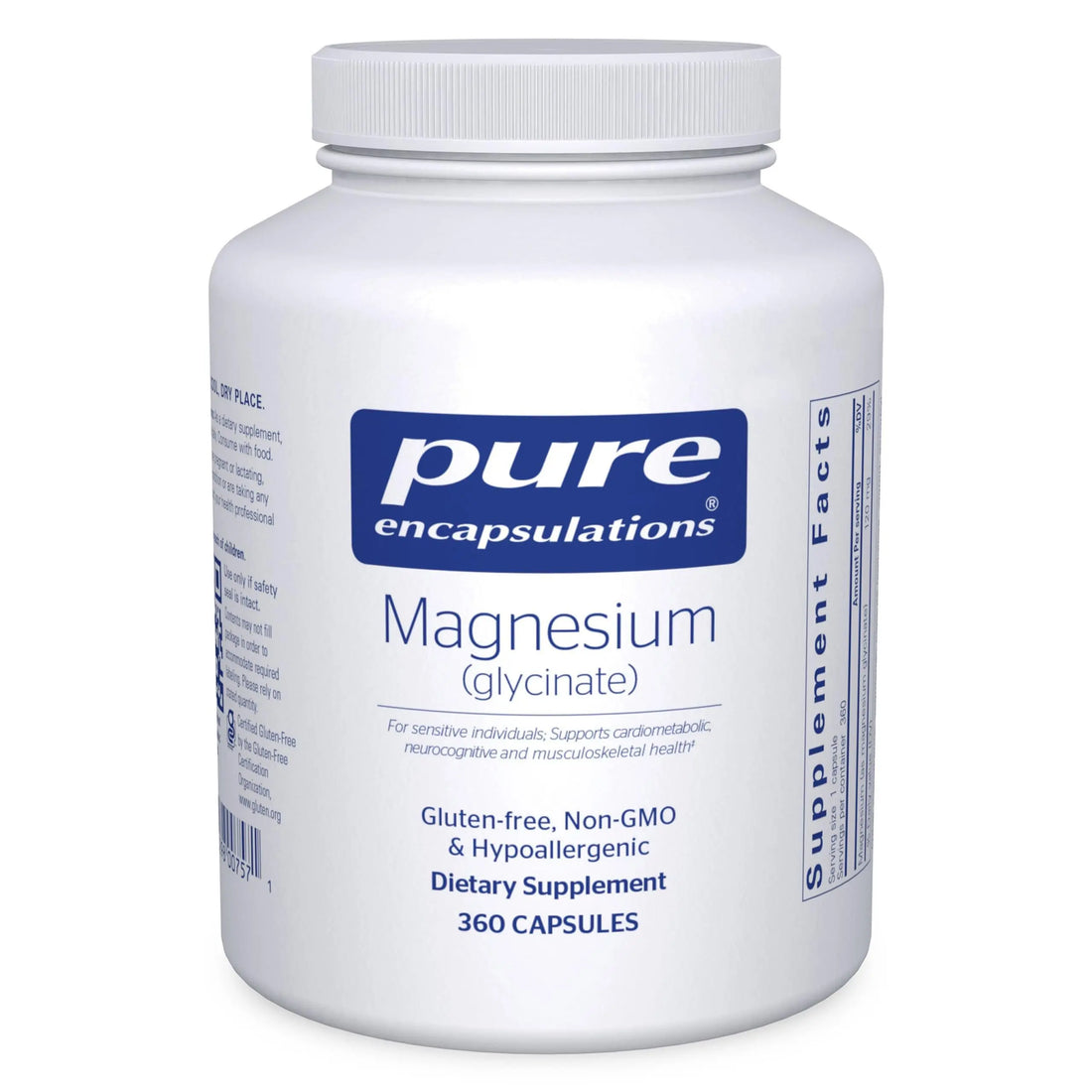Pure Encapsulations Magnesium (Glycinate) - Supplement to Support Stress Relief, Sleep, Heart Health, Nerves, Muscles, and Metabolism Pure Encapsulations Au supplements