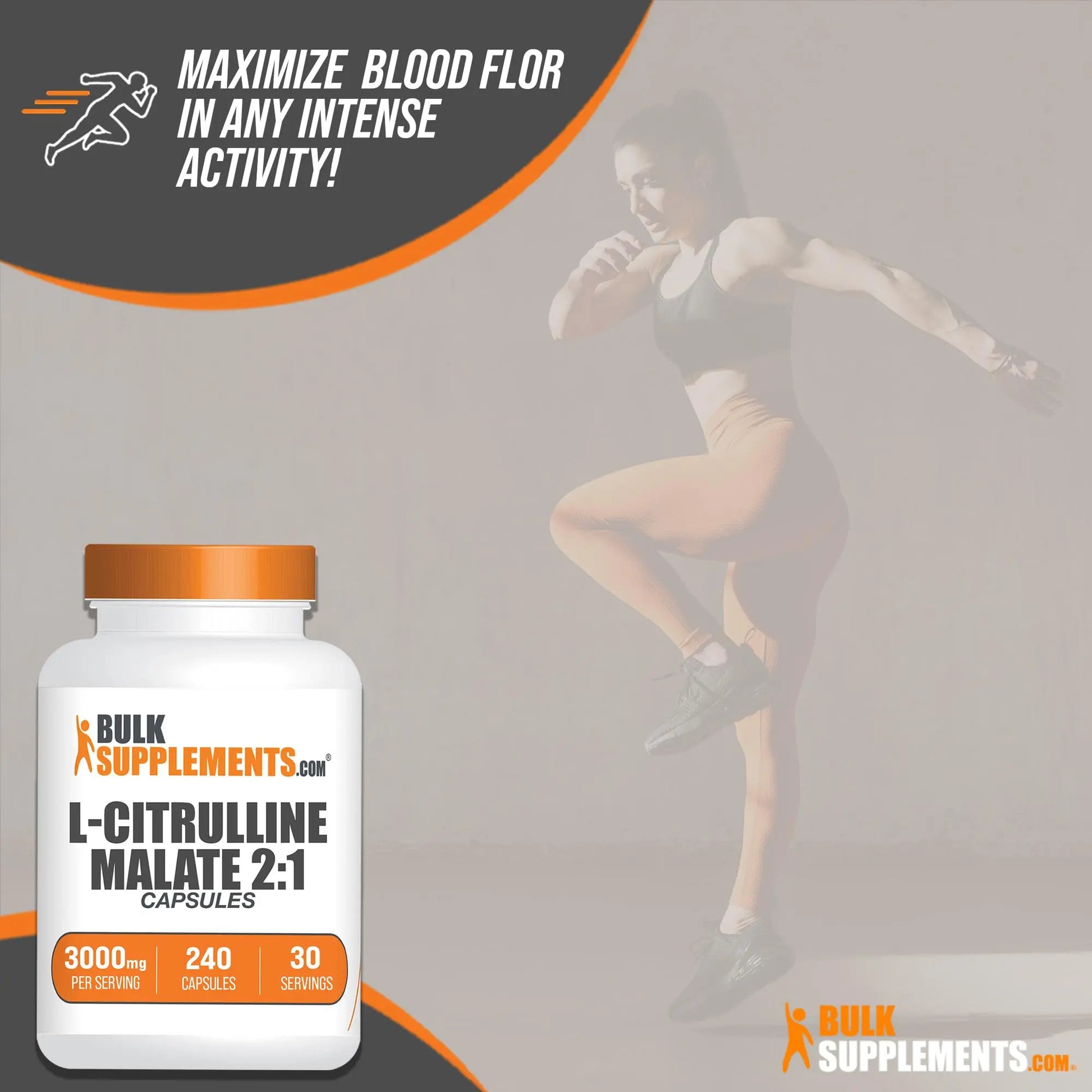 BULKSUPPLEMENTS.COM L-Citrulline Malate Capsules - Citrulline Malate 3000mg BULKSUPPLEMENTS.COM Au supplements