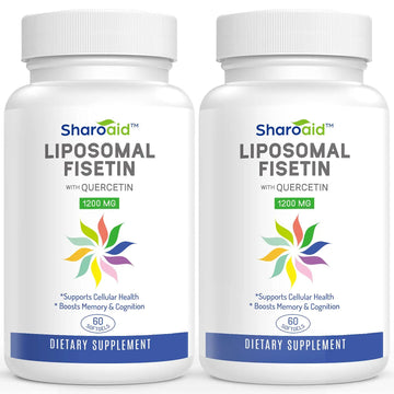 Sharoaid Liposomal Fisetin with Quercetin Supplements 1200 mg per Serving Sharoaid Au supplements