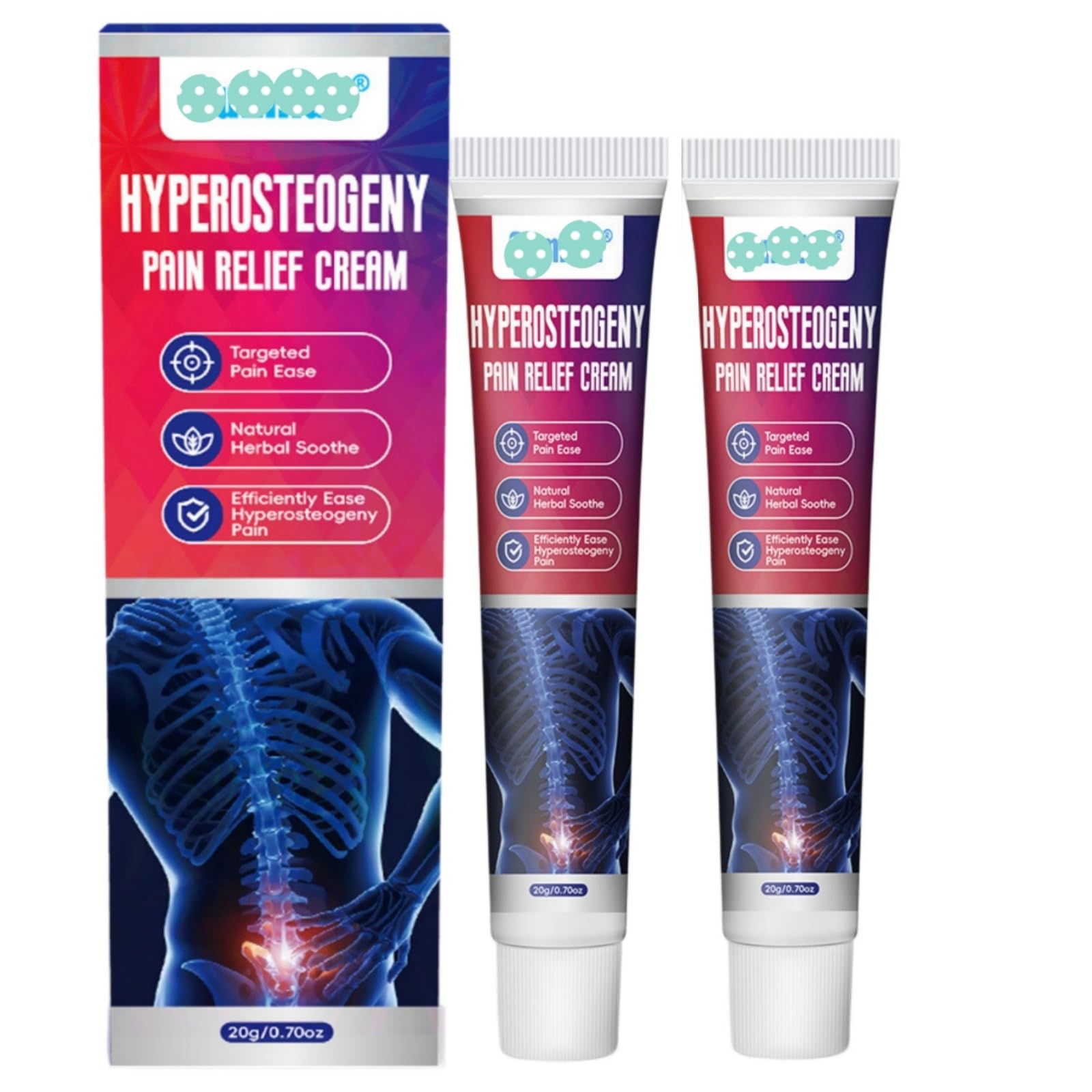 MOSYFEIBI Hyperosteogeny Pain Relief Cream - Natural Herbal Soothing Cream for Joint, Back, Neck & Knee Discomfort, Gentle Topical Massage Cream for Targeted Comfort (2 Boxes) MOSYFEIBI Au supplements