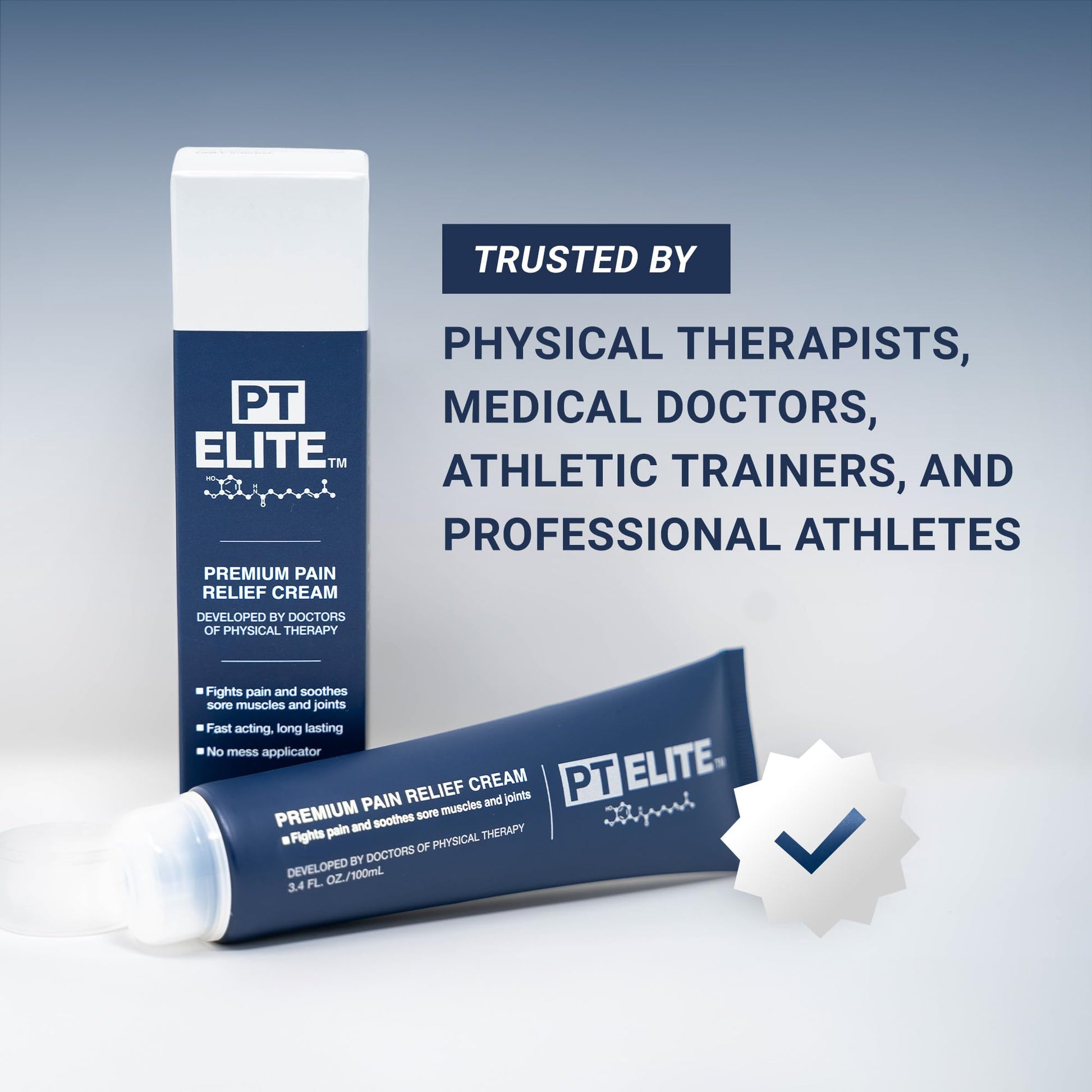 PT Elite Premium Pain Relief Cream, with Capsaicin, Menthol & Arnica, Arthritis, Knee, & Back Pain Relief, Soothes Sore Muscles & Joints, Reduces Stiffness, Non-Greasy, Topical Analgesic, 3.4 oz PT Elite Au supplements