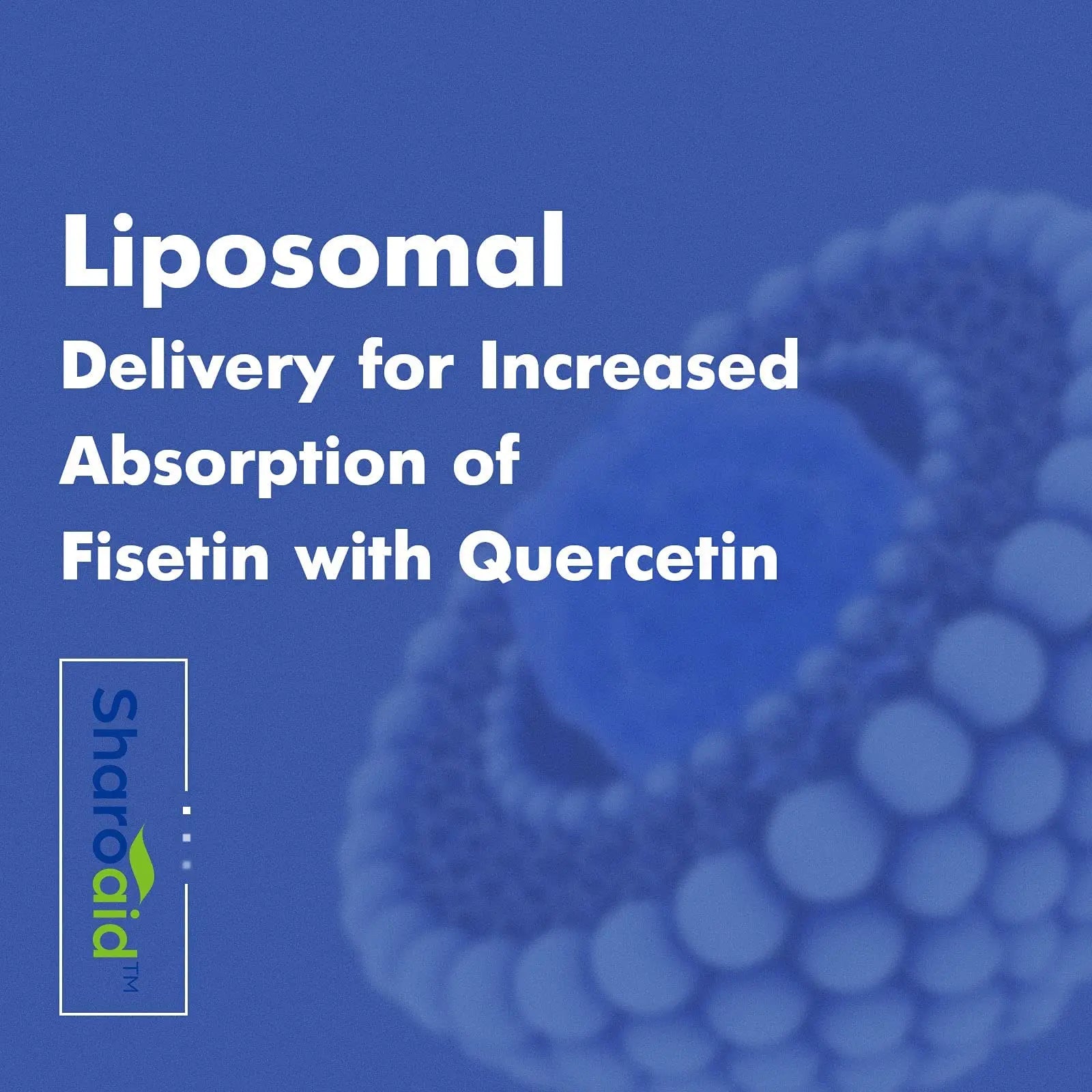 Sharoaid Liposomal Fisetin with Quercetin Supplements 1200 mg per Serving,High Absorpti Sharoaid Au supplements
