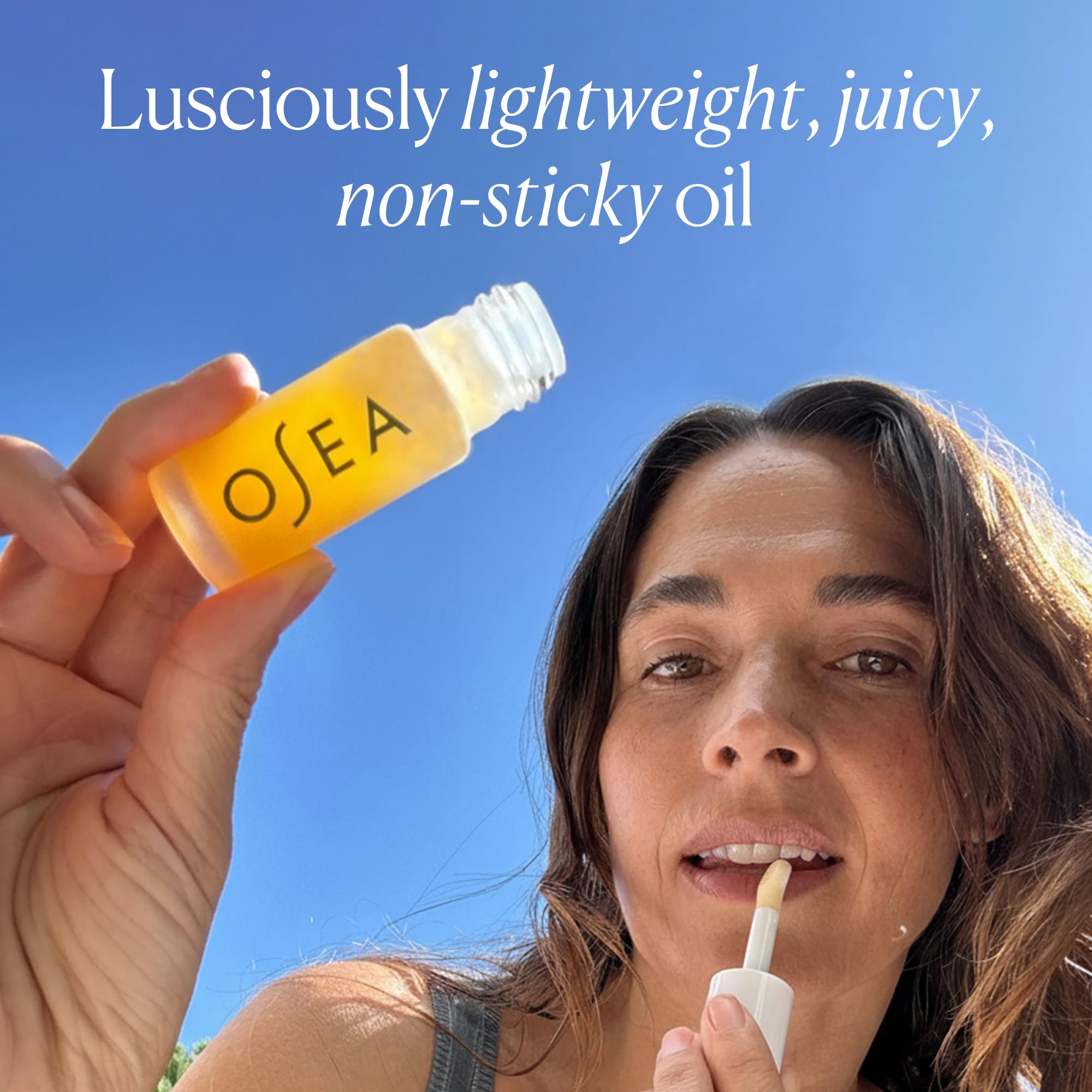 OSEA Hyaluronic Lip Oil Booster – Clean Beauty Lip Oil for Plump, Glossy, Hydrated Lips – Nourishing Seaweed & Meadowfoam Oil – Vegan, Non-Sticky, High-Shine Finish OSEA Au supplements
