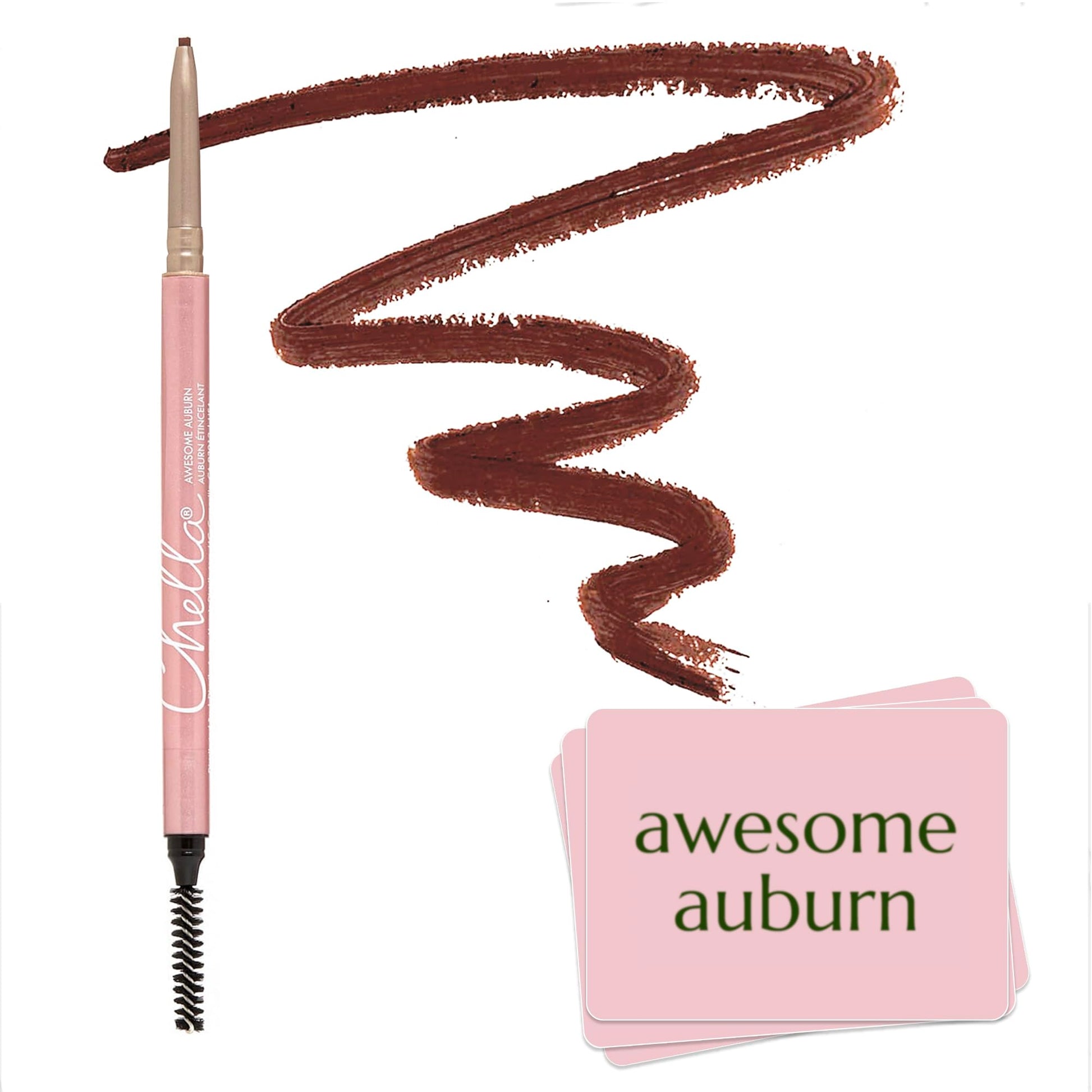 Chella Eyebrow Pencil – Easy-to-Use Brow Definer for Shaping, Filling & Blending – Long-Wear Auburn Eyebrow Pencils for Women with Precise Tip (Auburn) Chella Au supplements