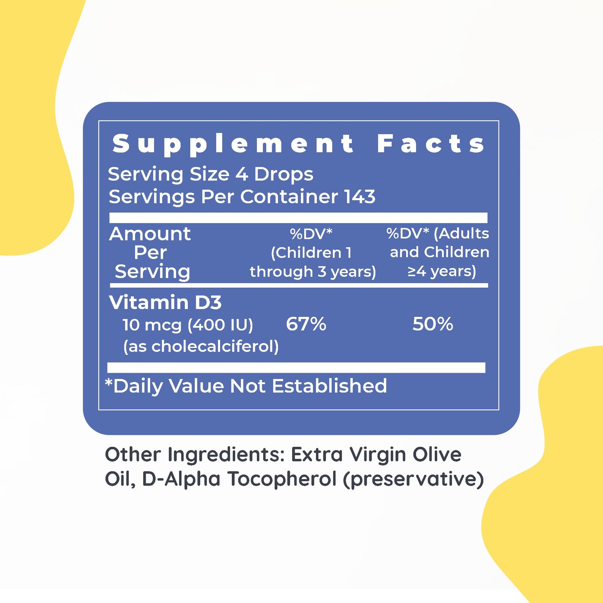 Premier Research Labs Vitamin D3 for Kids - Vitamin D Drops for Children, Kids Liquid Vitamin D, 400 IU Per Serving, Supports Healthy Brain Development - 0.43 fl oz Premier Research Labs Au supplements