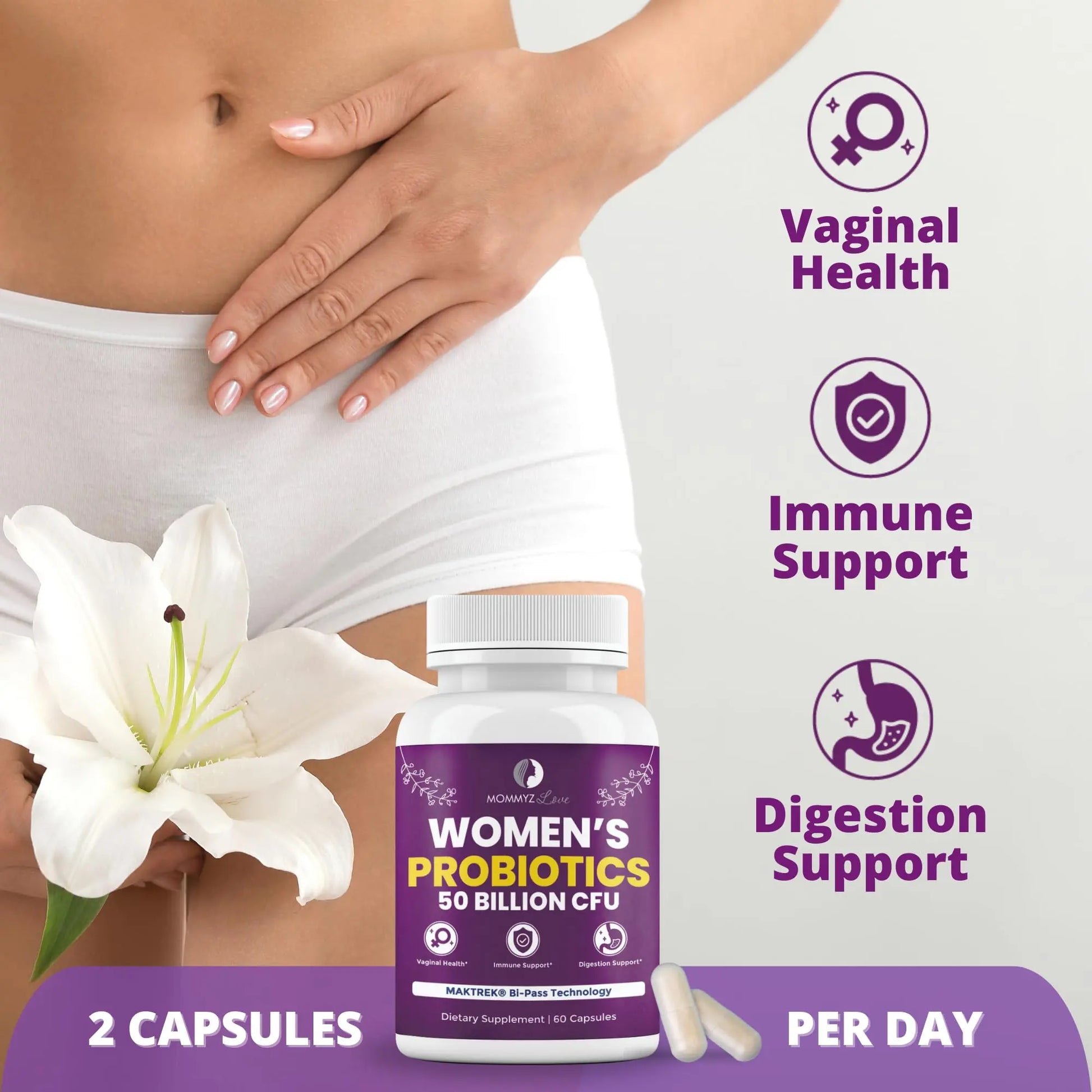 Probiotics for Vaginal Probiotics for Vaginal Odor Control, Balanced PH Levels Plus Apple Cider Vinegar Gummies Mommyz Love Au supplements