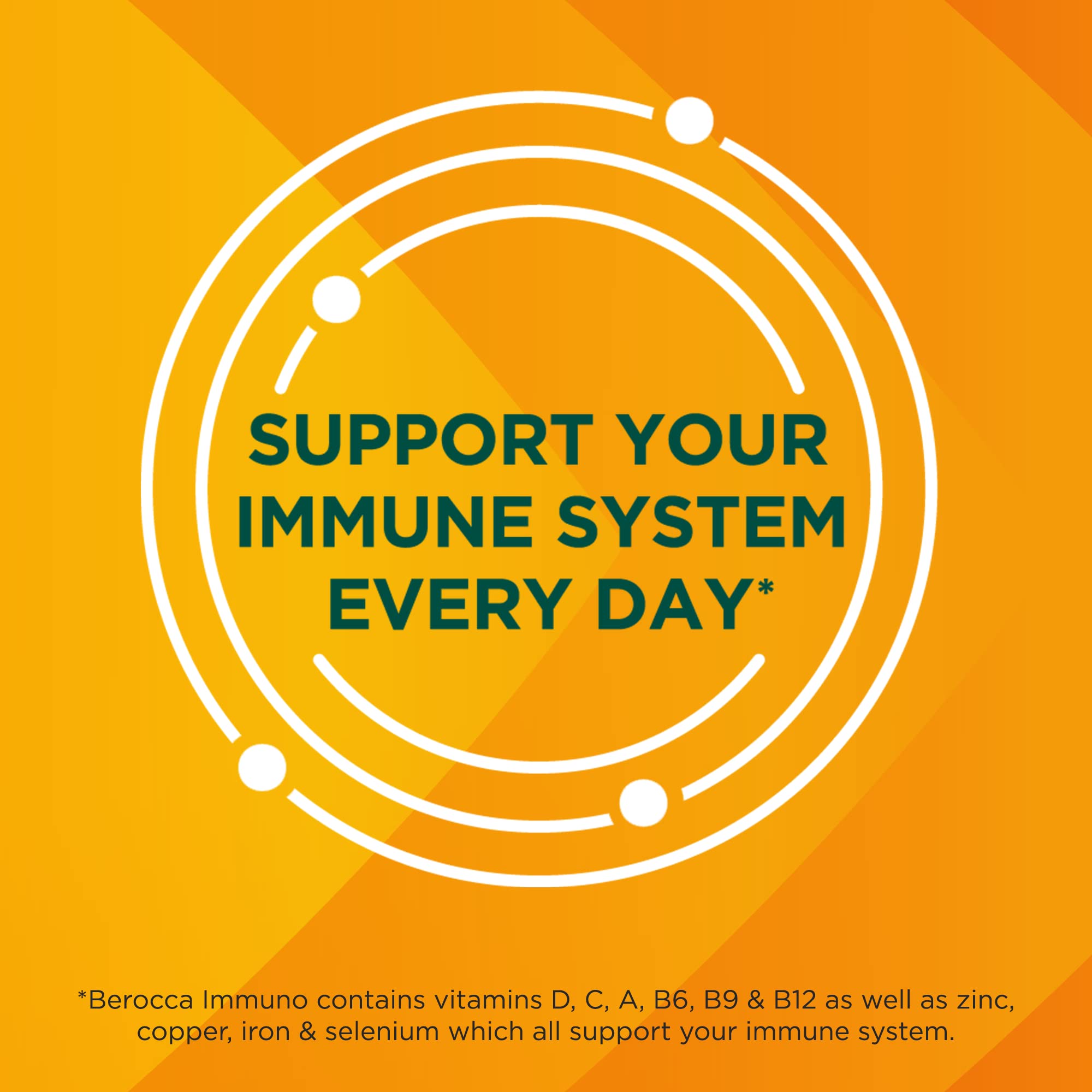 Berocca Immuno Effervescent Tablets, 11 Vitamins and Minerals, Including Vitamins D, C Berocca Au supplements