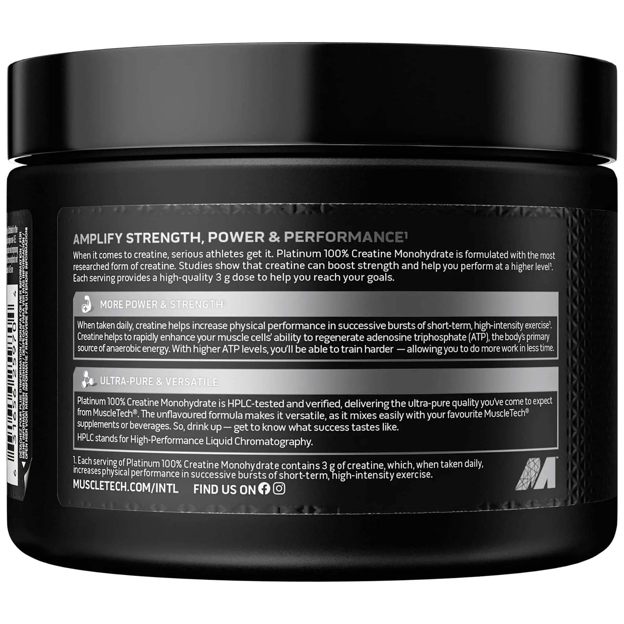 MuscleTech Platinum 100% Creatine Monohydrate Powder, Pure Creatine, Increase Muscletech Au supplements