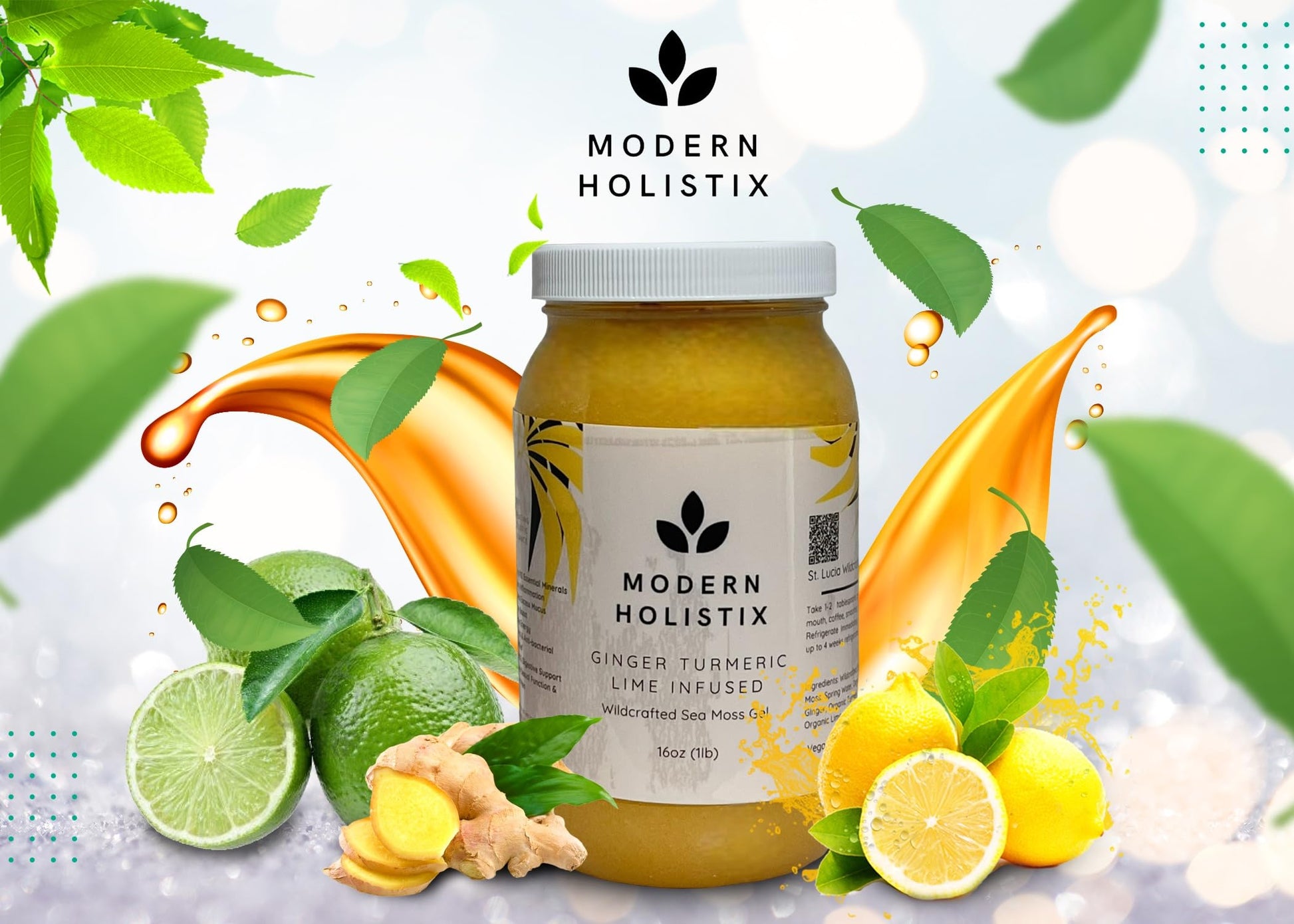 Modern Holistix Original Sea Moss Gel – 32oz Jar | Wildcrafted | All-Natural Superfood for Immunity, Energy & Gut Health Modern Holistix Au supplements