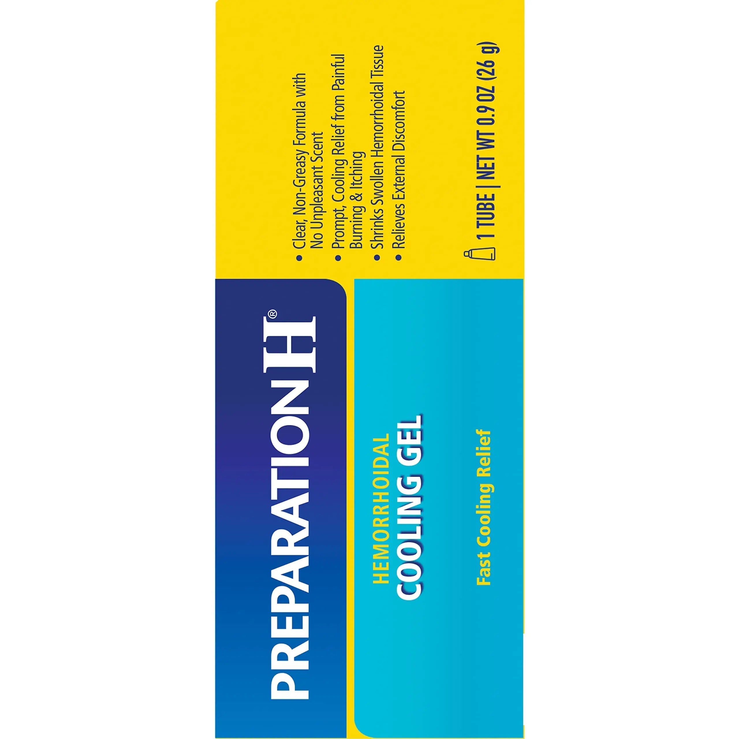 Preparation H Hemorrhoid Cooling Gel with Aloe for Fast Discomfort Relief - 0.9 Oz Tube Preparation H Au supplements