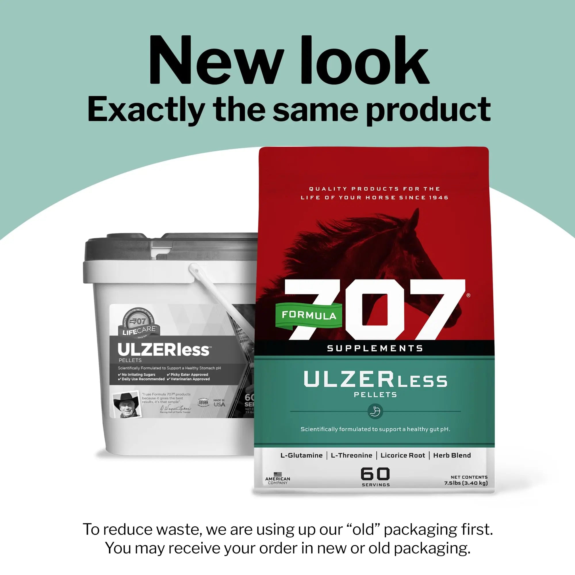 Formula 707 ULZERless Equine Supplement, 7.5lb Bag - Natural Gut Support for Horses with Ulcer Risk Factors Formula 707 Au supplements