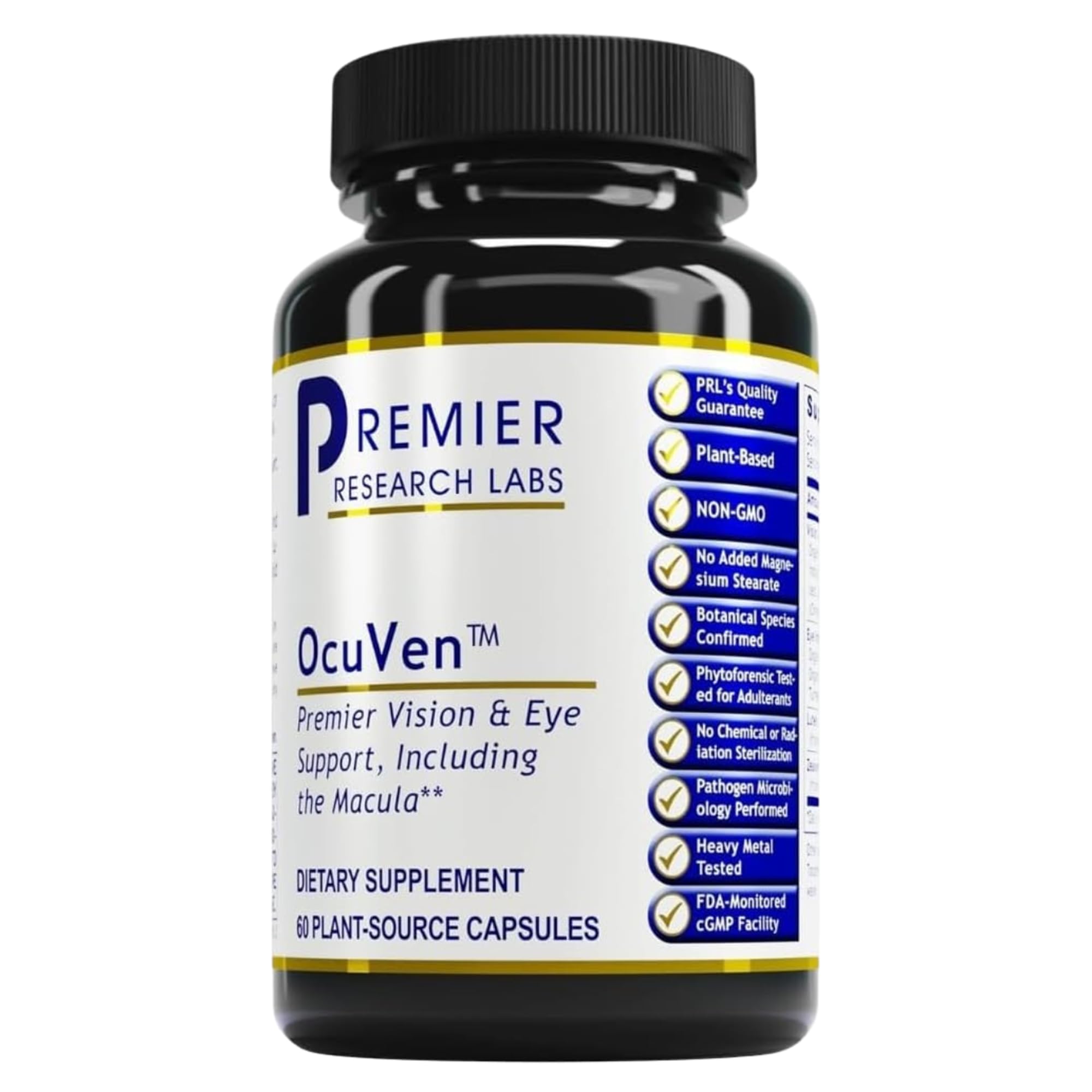 Premier Research Labs OcuVen - Lutein and Zeaxanthin Supplement, Eye Vitamins, Eye Health Supplements for Adults & Seniors, Vision Supplements, Macular Health, Eye Care - 60 Vegetarian Capsules Premier Research Labs Au supplements