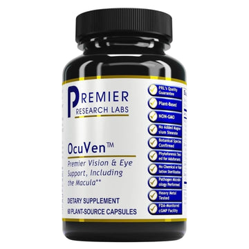 Premier Research Labs OcuVen - Lutein and Zeaxanthin Supplement, Eye Vitamins, Eye Health Supplements for Adults & Seniors, Vision Supplements, Macular Health, Eye Care - 60 Vegetarian Capsules Premier Research Labs Au supplements