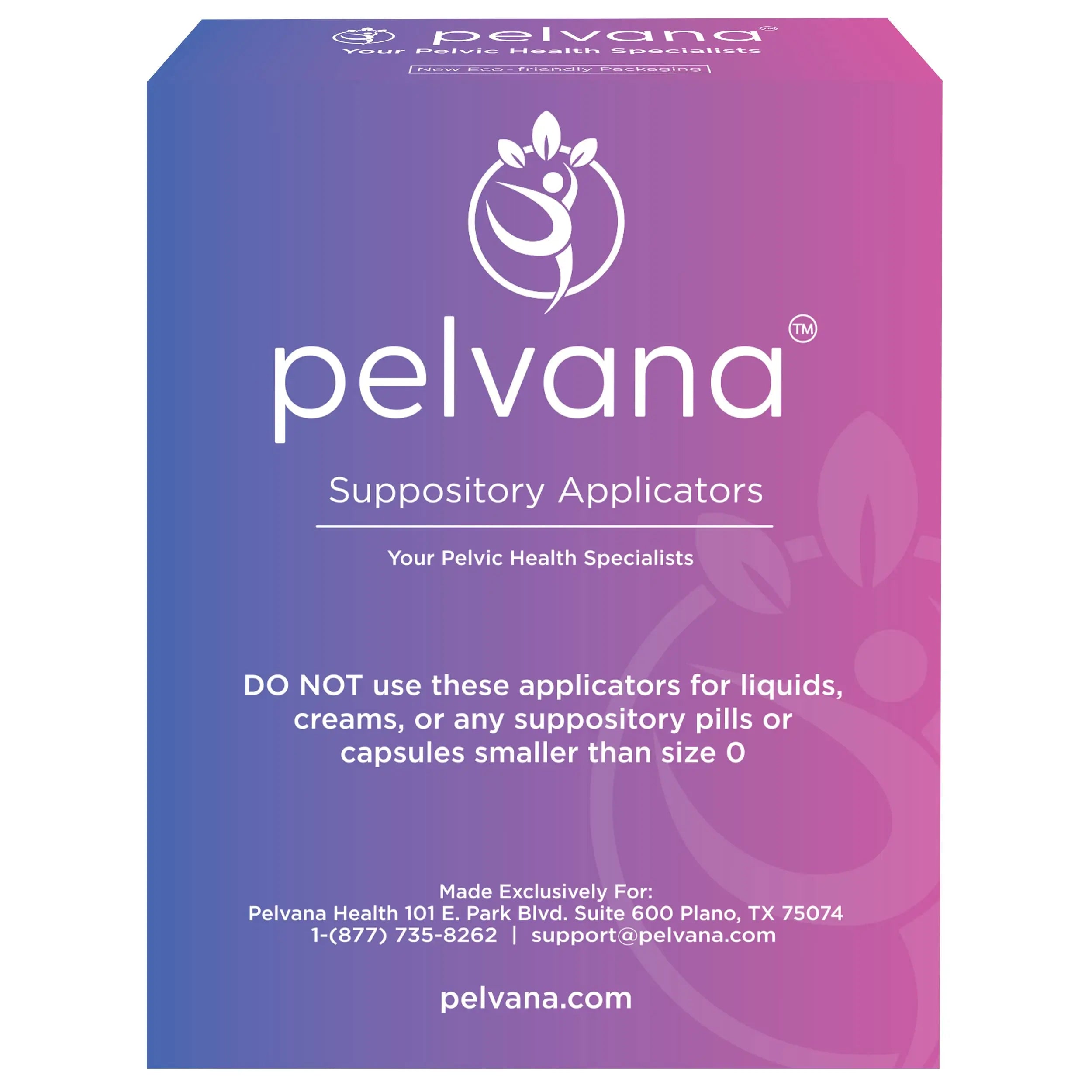 Pelvana Suppository Applicators for Women - (30 Pack) - Fits Size 0 and 00 Capsules - Often Used Pelvana Au supplements