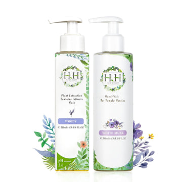 Feminine Wash+Panties Stain Remover Detergent - Natural Essential Oil Scent Vaginal Wash Women HH Herb & Health Au supplements