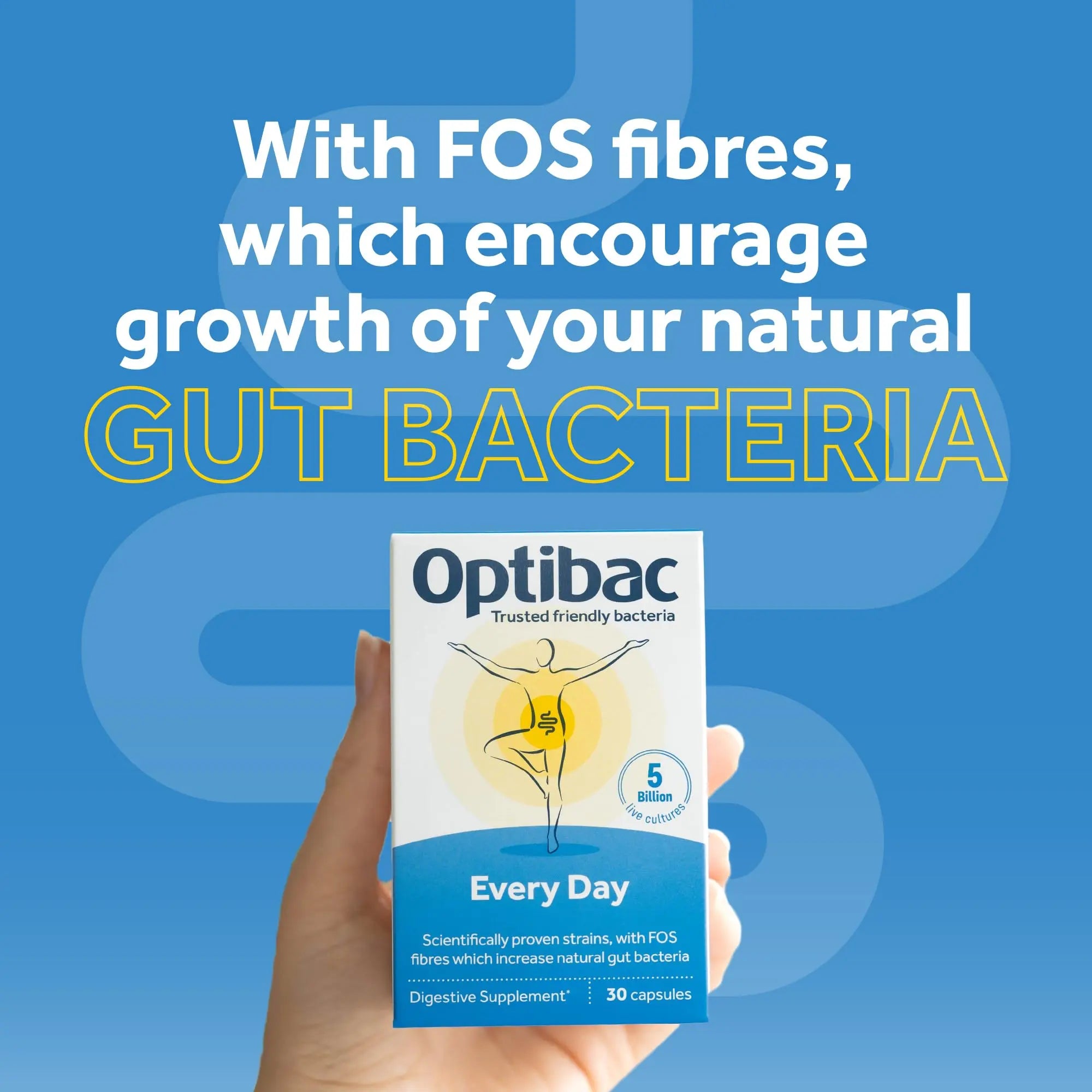 Optibac Probiotics Every Day - Digestive Probiotic Supplement with 5 Billion Bacterial OptiBac Au supplements