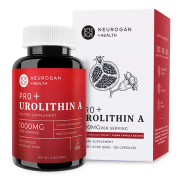 Neurogan Urolithin A PRO Capsules - 1000mg, 120 Ct - Advanced Cellular Health, Post Biotic Supplements - Ultra Micronized Urolithin A Supplement, Sourced from Pomegranate Extract Neurogan Au supplements