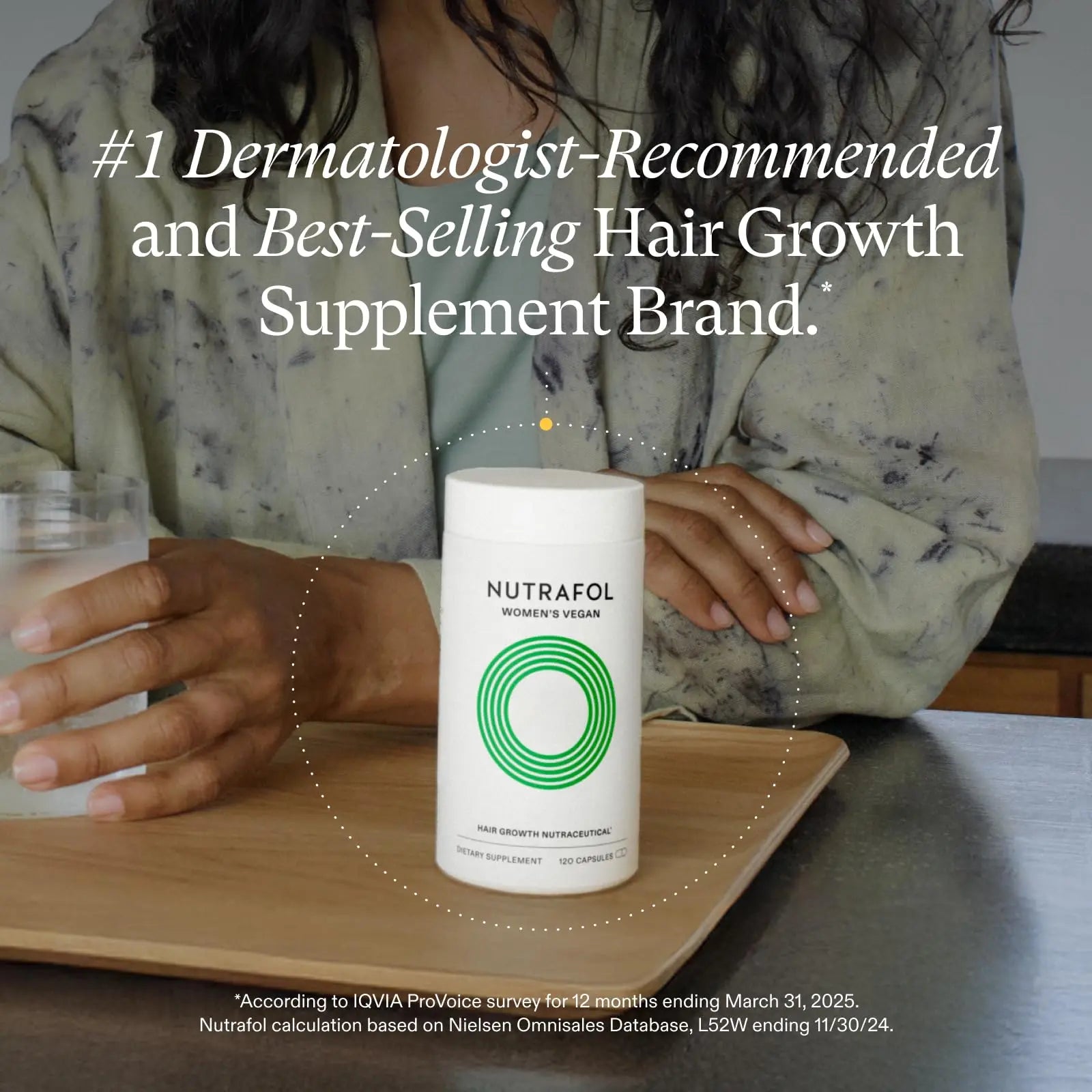 Nutrafol Women's Hair Growth Supplements, For Women 18-44 Years Old, Clinically Tested for Visibly Thicker, Stronger Hair, 100% Vegan Ingredients, Nutrafol Au supplements