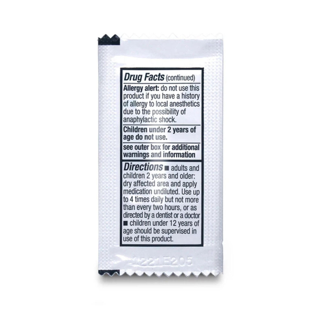 Safetec Oral Pain Relief, .75 g Packets, Box of 144 Safetec Au supplements