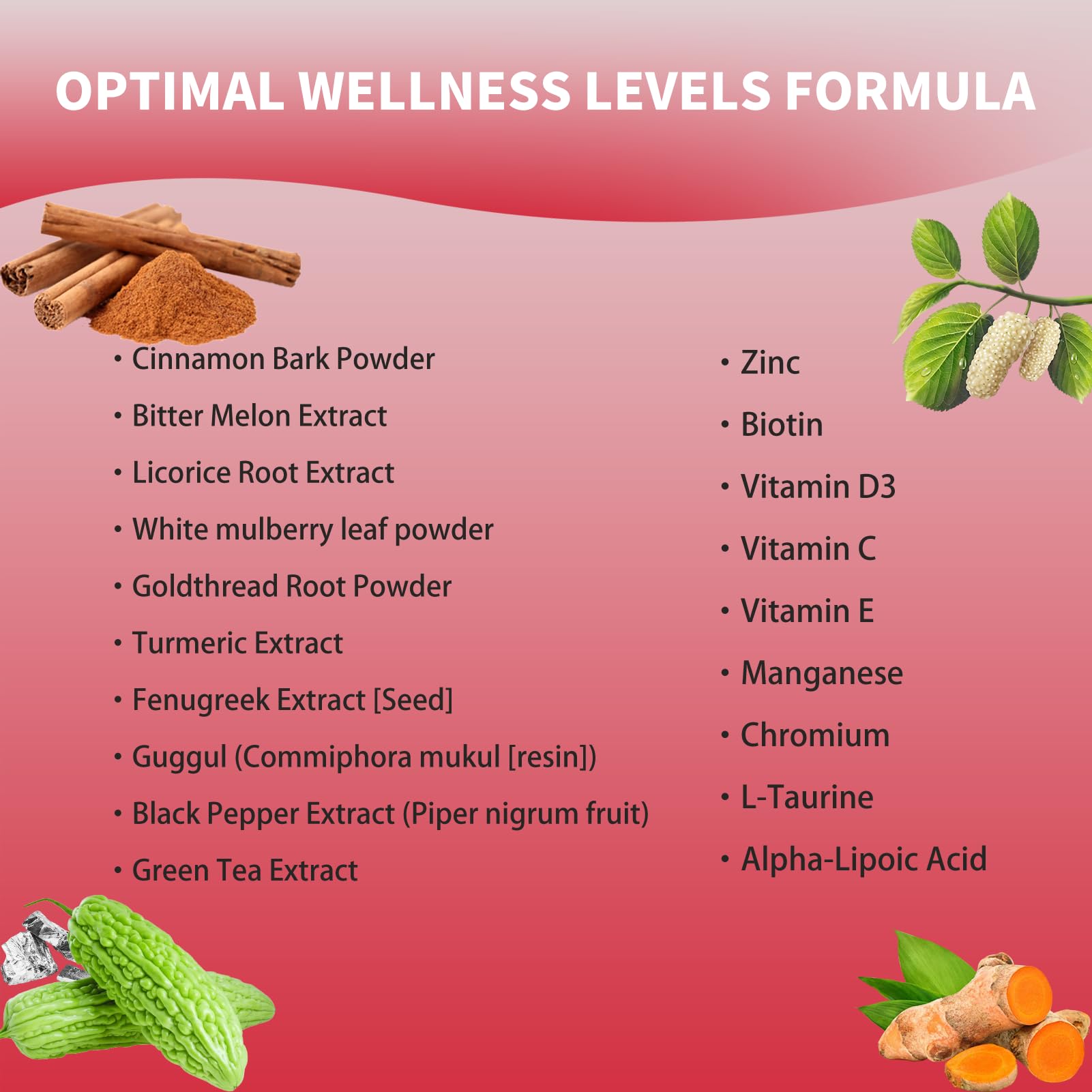 Blood Sugar Complex Supplement – Natural with 20 Active Herbs and Vitamins, Including Cinnamon, Bitter Melon, Black Pepper, Licorice, Vegan, Non-GMO, Gluten-Free, 60 Capsules HOWEEJET Au supplements