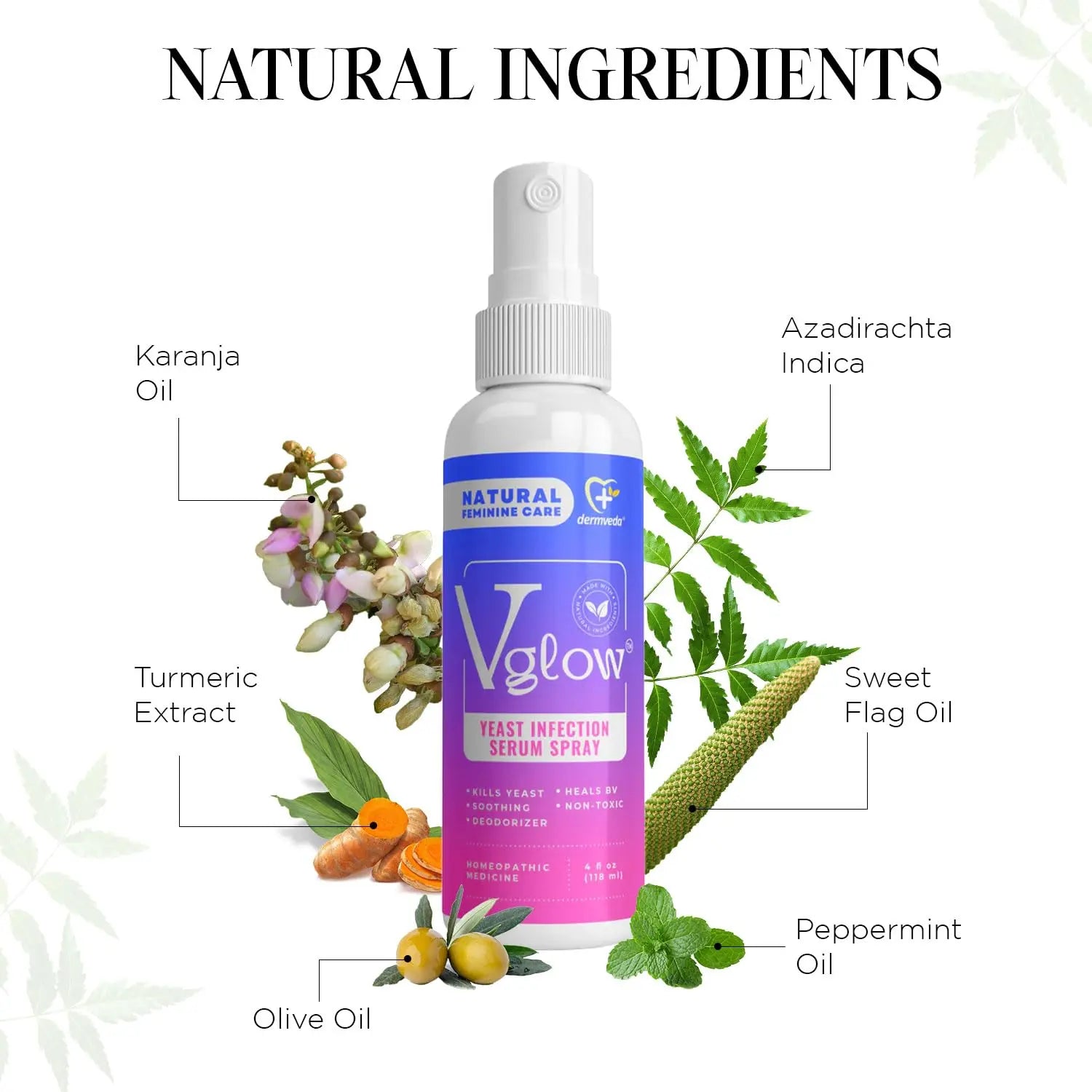 Dermveda Boric Acid BV Relief for Women - Natural Yeast Infection, Odor, Itch Relief Solution - Treats Yeast Infection Symptoms with Effective Boric Acid Formula. Dermveda Au supplements