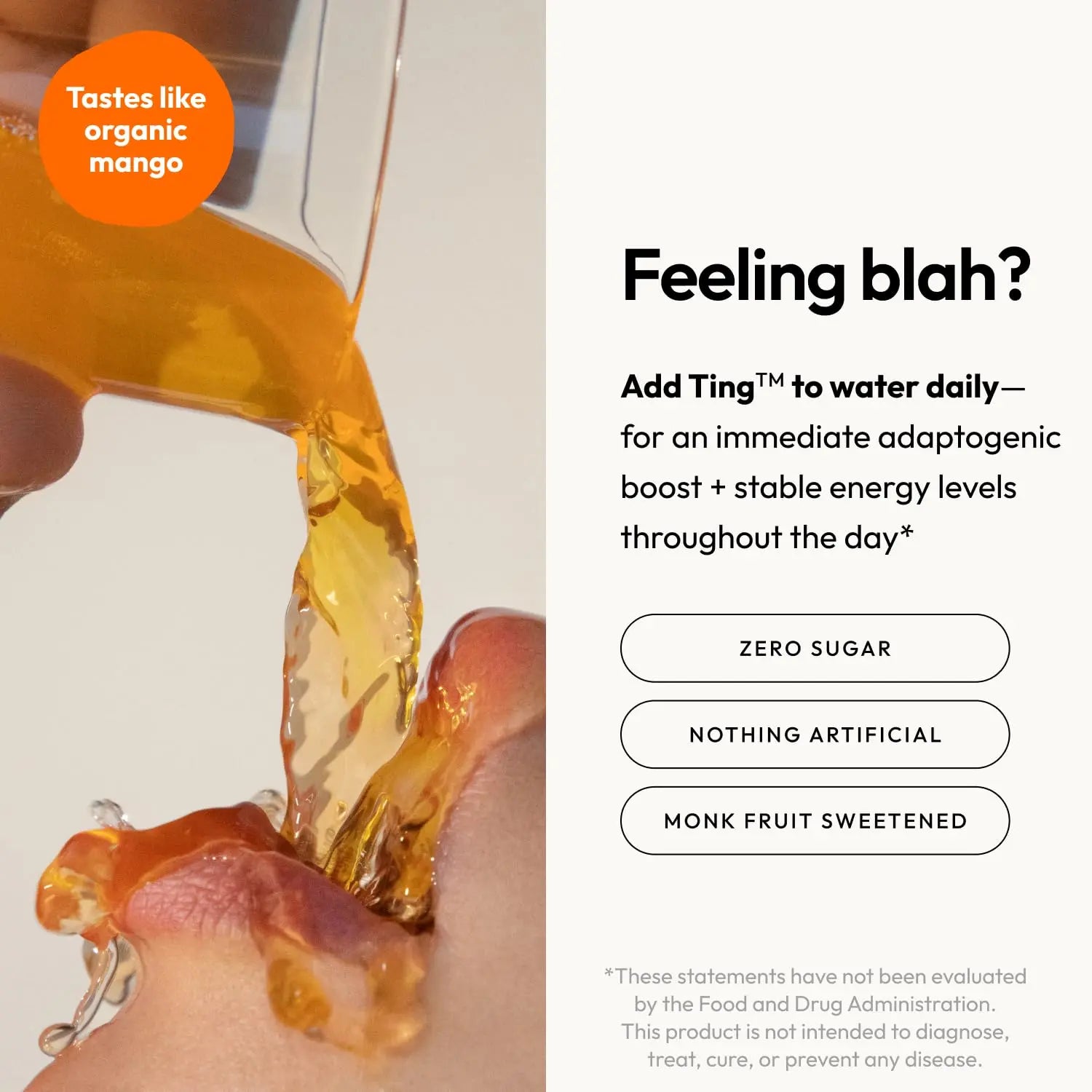 Moon Juice Ting - Vitamin B Complex Powder Supplement - Methylated B12, Folate, Ginseng, L-Glutamine & B Vitamins, Caffeine Free Energy & Digestion Support, Sugar Free, Mango, 1.8 oz, 25 Servings Moon Juice Au supplements