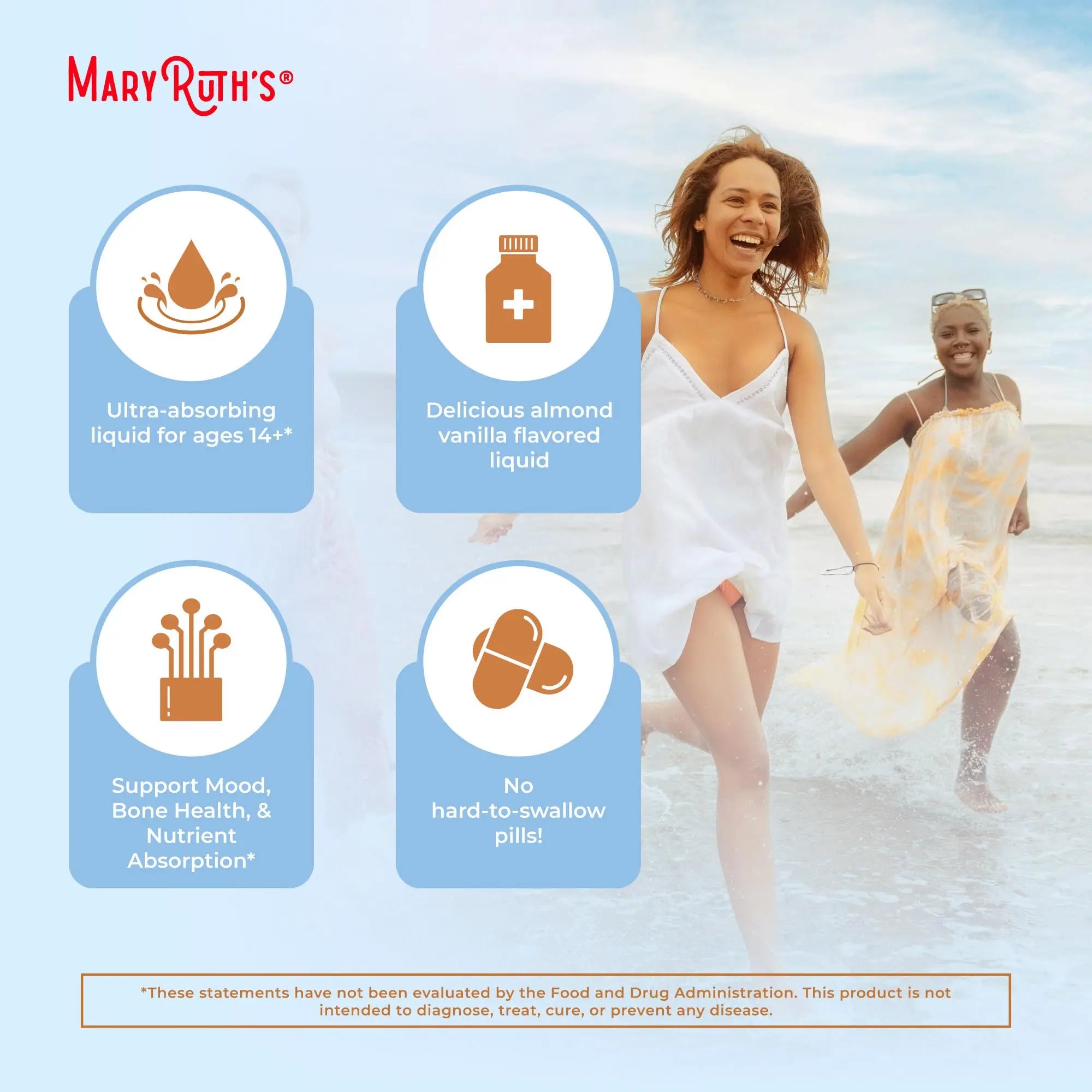 MaryRuth Organics Magnesium Liposomal| Magnesium Supplement | Magnesium Bisglycinate | Muscle & Bone Support | Mood Support Vitamin | Vegan | Non-GMO | Gluten Free | 15.22 Fl Oz | 30 Servings MARYRUTH'S Au supplements