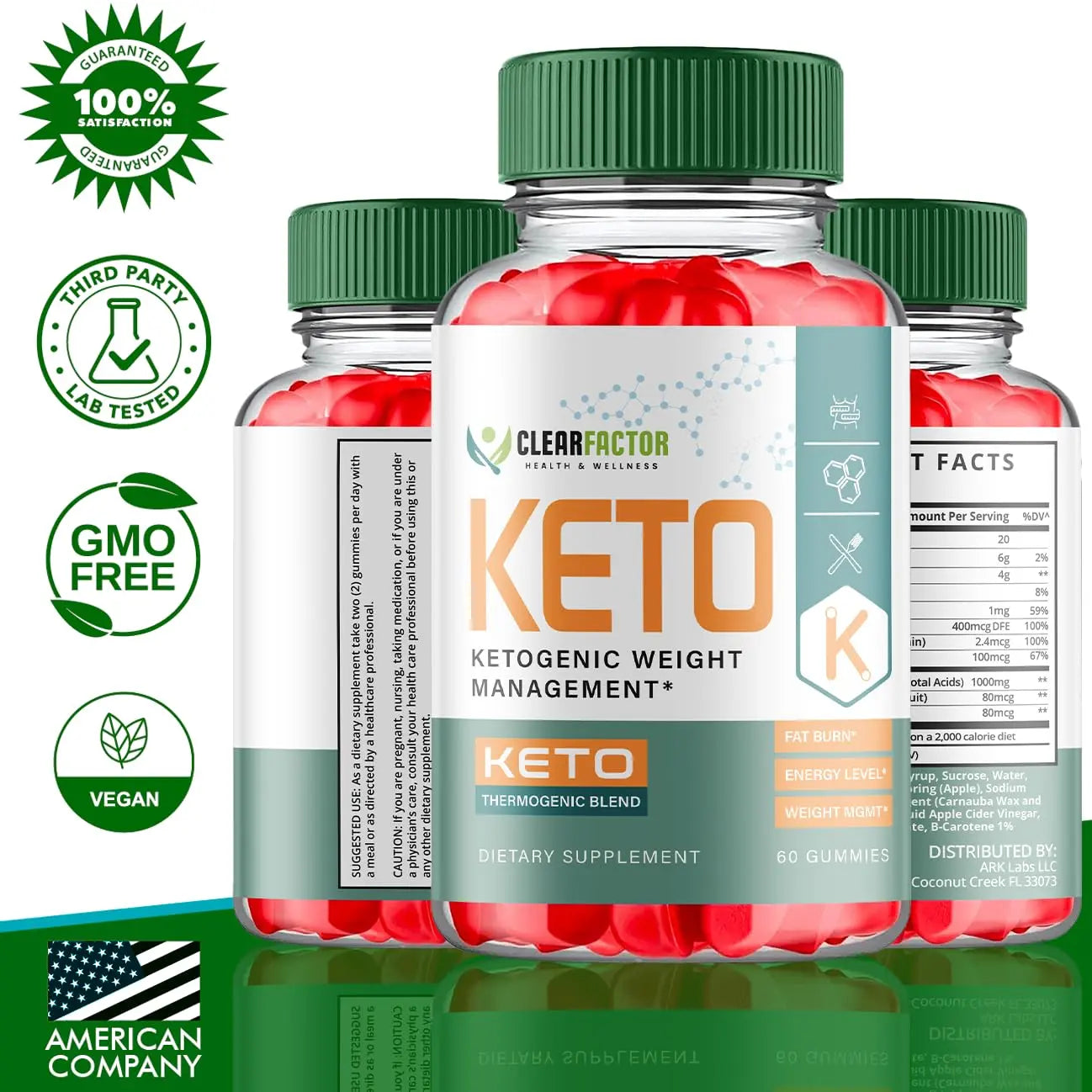 (5 Pack) Clear Factor Gummies, Clear Factor ACV Gummies, Clear Factor Gummy Ark Labs Au supplements