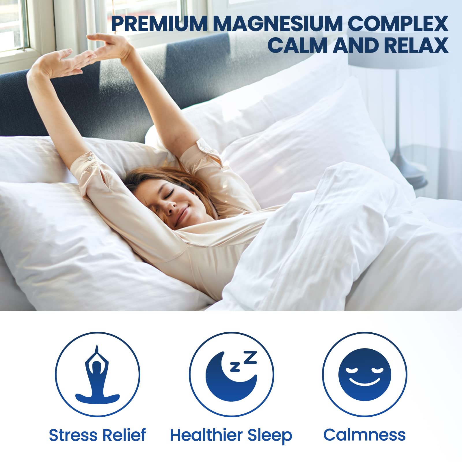 Magnesium Glycinate Liquid Drops, Triple Magnesium Complex Supplement with Citrate, Malate 500mg Ashwagandha, L-Theanine, Vitamin B6 for Sleep, Calm, Stress Relief, Bone, Muscle, Mood - Lemon Flavor dilib Au supplements