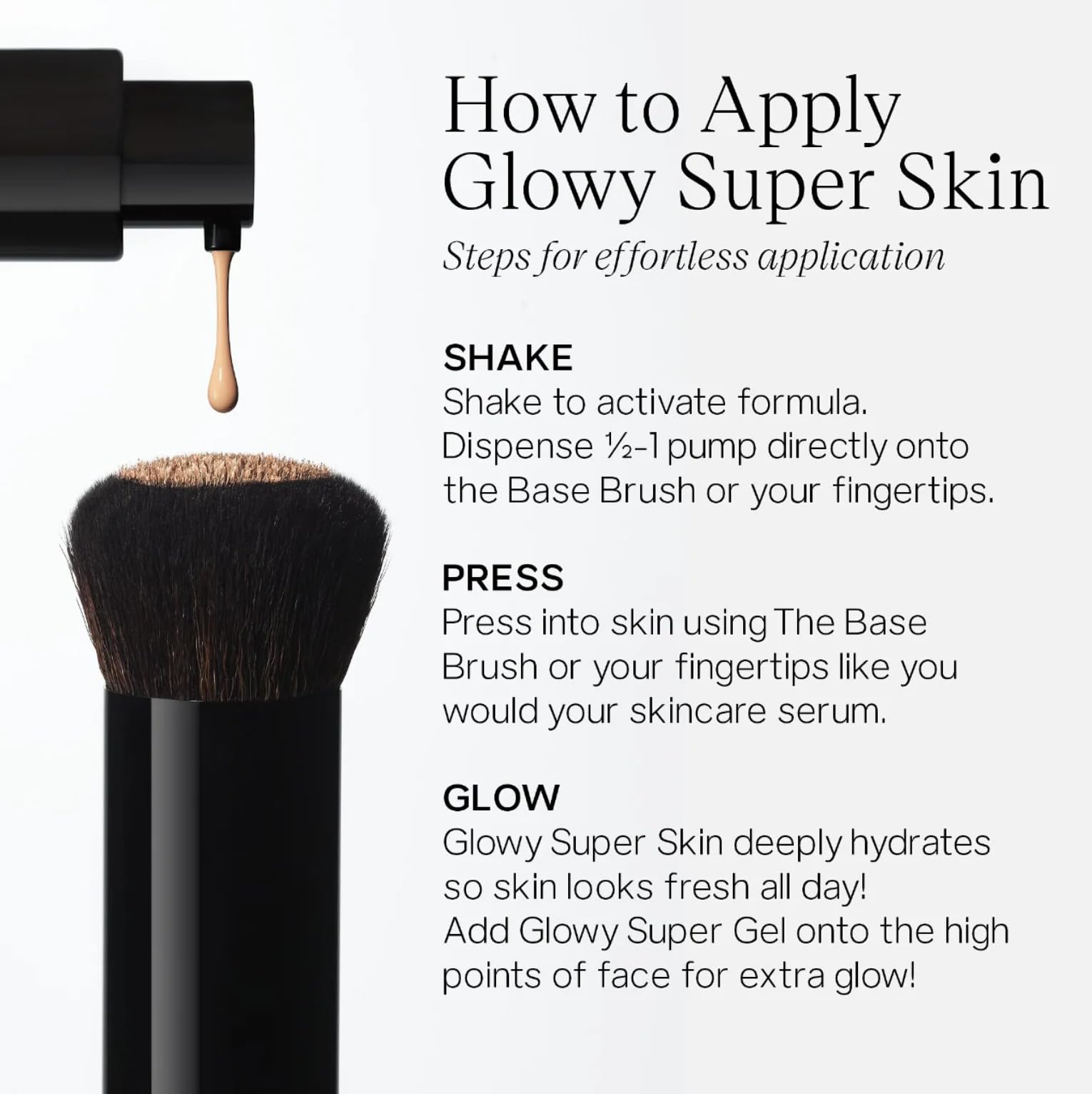 Saie Glowy Super Skin Tint Liquid Foundation - Weightless + Dewy Foundation with Lightweight Medium Coverage - Hydrating Face Makeup + Skin Care Serum Hybrid with Hyaluronic Acid - Shade 11 (1.01 oz) Saie Au supplements
