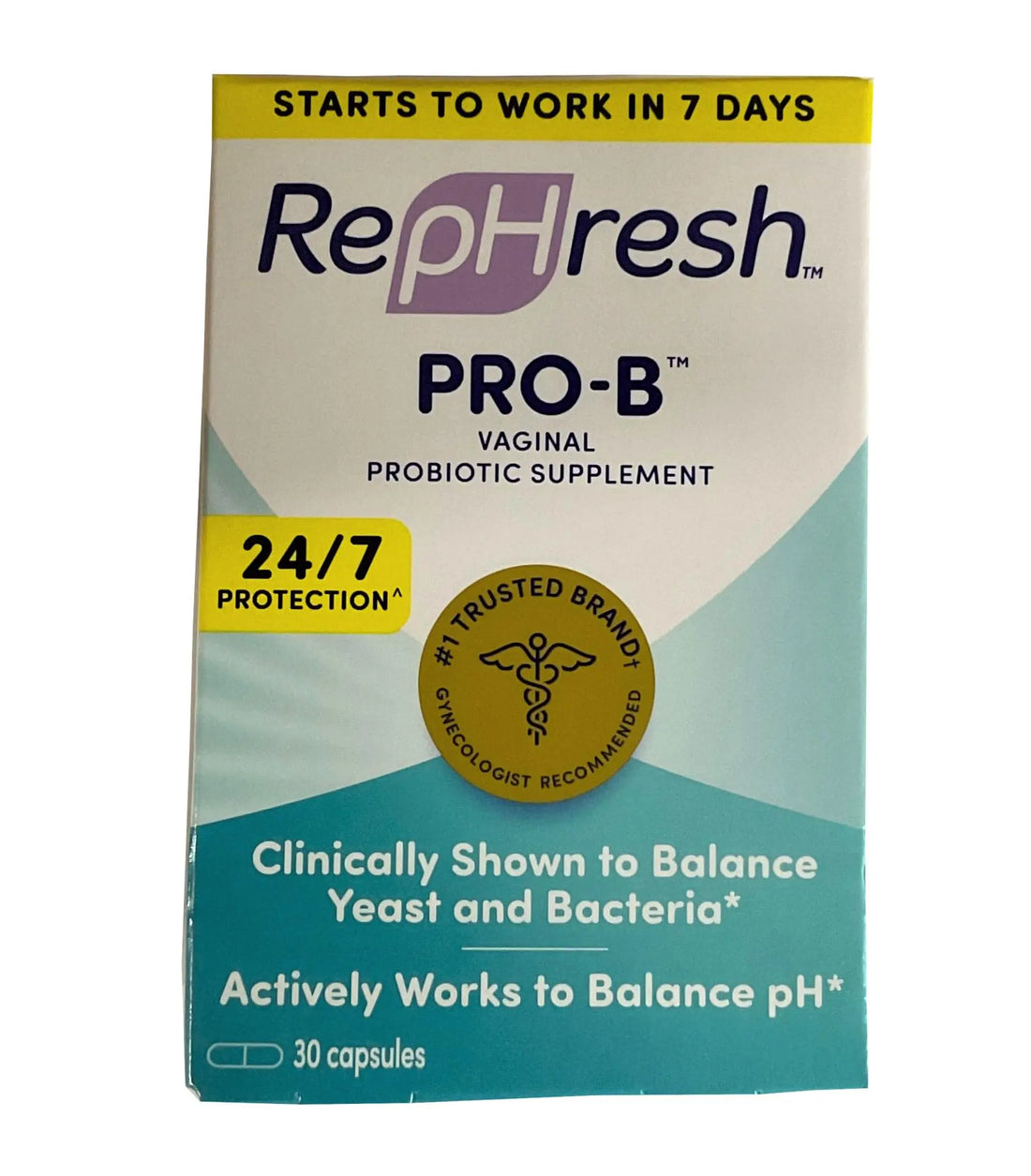 Rephresh Pro-B Probiotic Feminine Supplement Capsules 30 Ea (pack of 2) image may vary Rephresh Au supplements