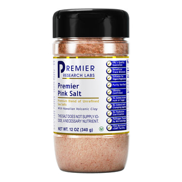 Premier Research Labs Pink Salt - Our Pink Sea Salt is a Hawaiian Red Alaea Sea Salt and Australian Salt Blend for Cooking, Baking with Minerals and Rich Taste - 12 oz Premier Research Labs Au supplements