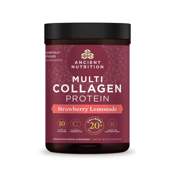 Ancient Nutrition Collagen Powder Protein, Multi Collagen Protein Powder, Strawberry Lemo Ancient Nutrition Au supplements