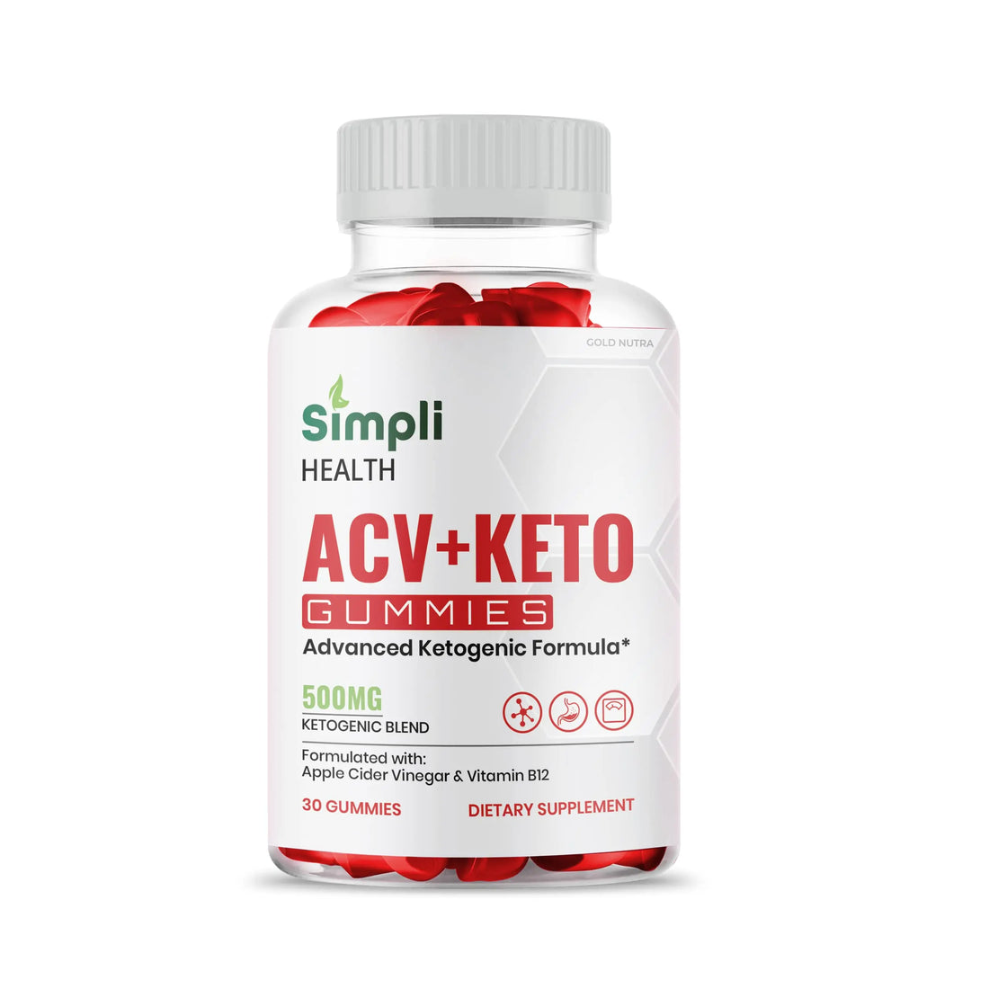 (3 Pack) Simpli Health ACV Keto Gummies, Maximum Strength Gold Nutra Au supplements