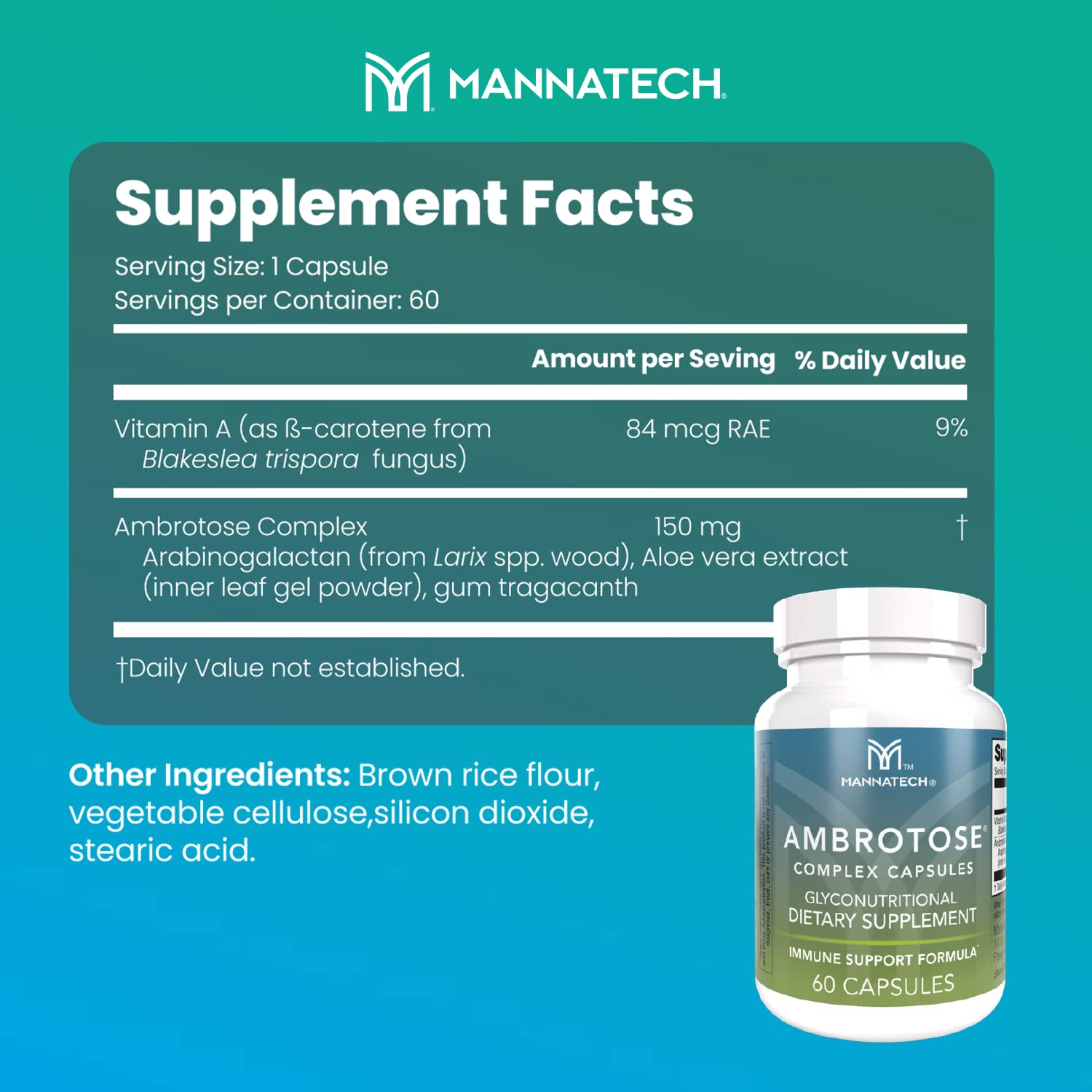 Mannatech® Ambrotose® Complex 60 Capsules Mannatech Au supplements
