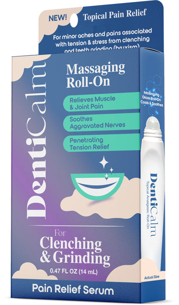 nfuse DentiCalm Soothing Pain Relief for Teeth Grinding and Jaw Clenching (Bruxism), for Jaw, Head and Neck Pain, Stiffness and Tension, Nightguard Discomfort Relief, 0.47 OZ nfuse Au supplements