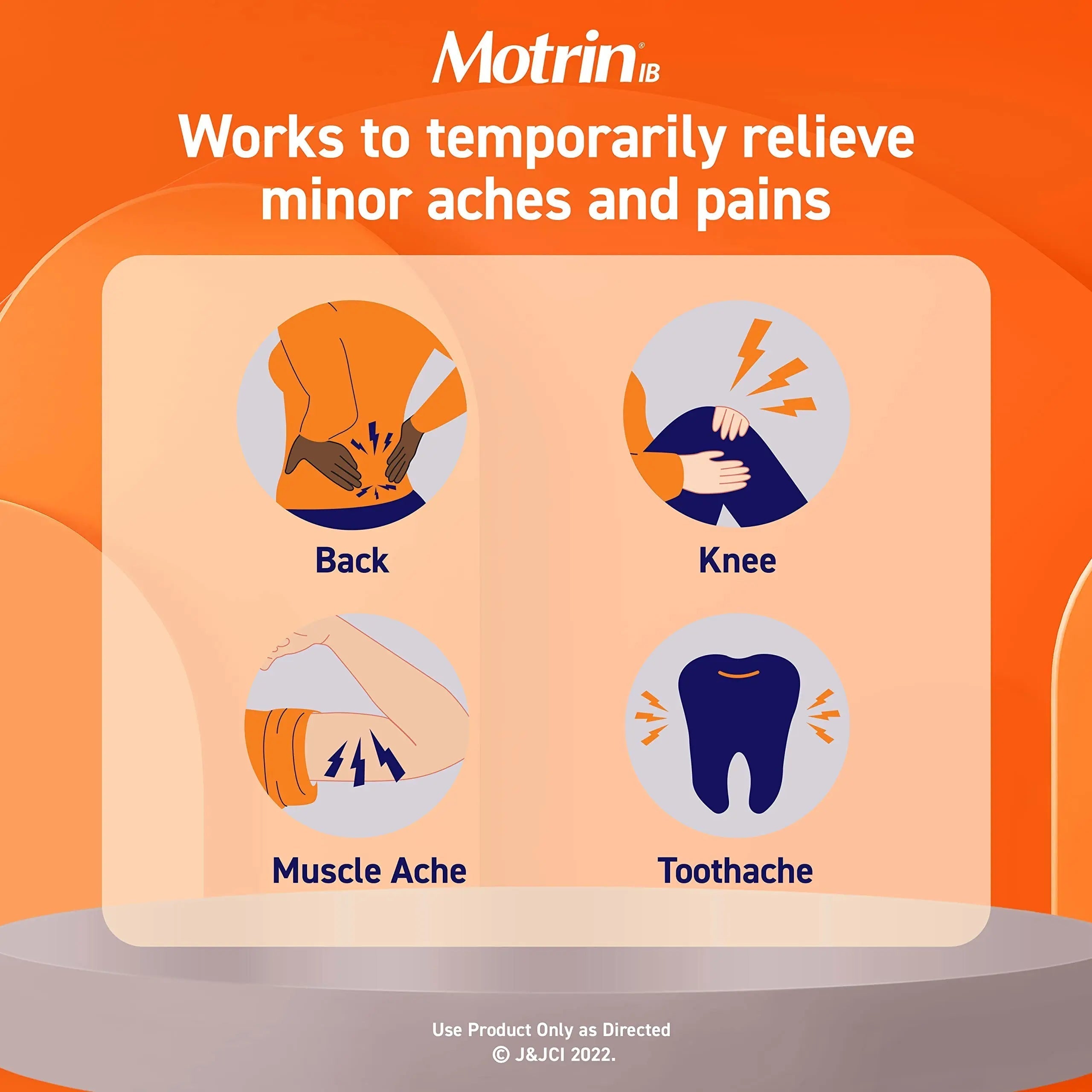 Motrin IB Liquid Gels with 200mg Ibuprofen per Caplet, Pain Reliever & Fever Reducer for Adults, Relief from Minor Arthritis Pain, Muscle Aches, Headache, Menstrual Cramps & Backache, 120 ct Motrin Au supplements