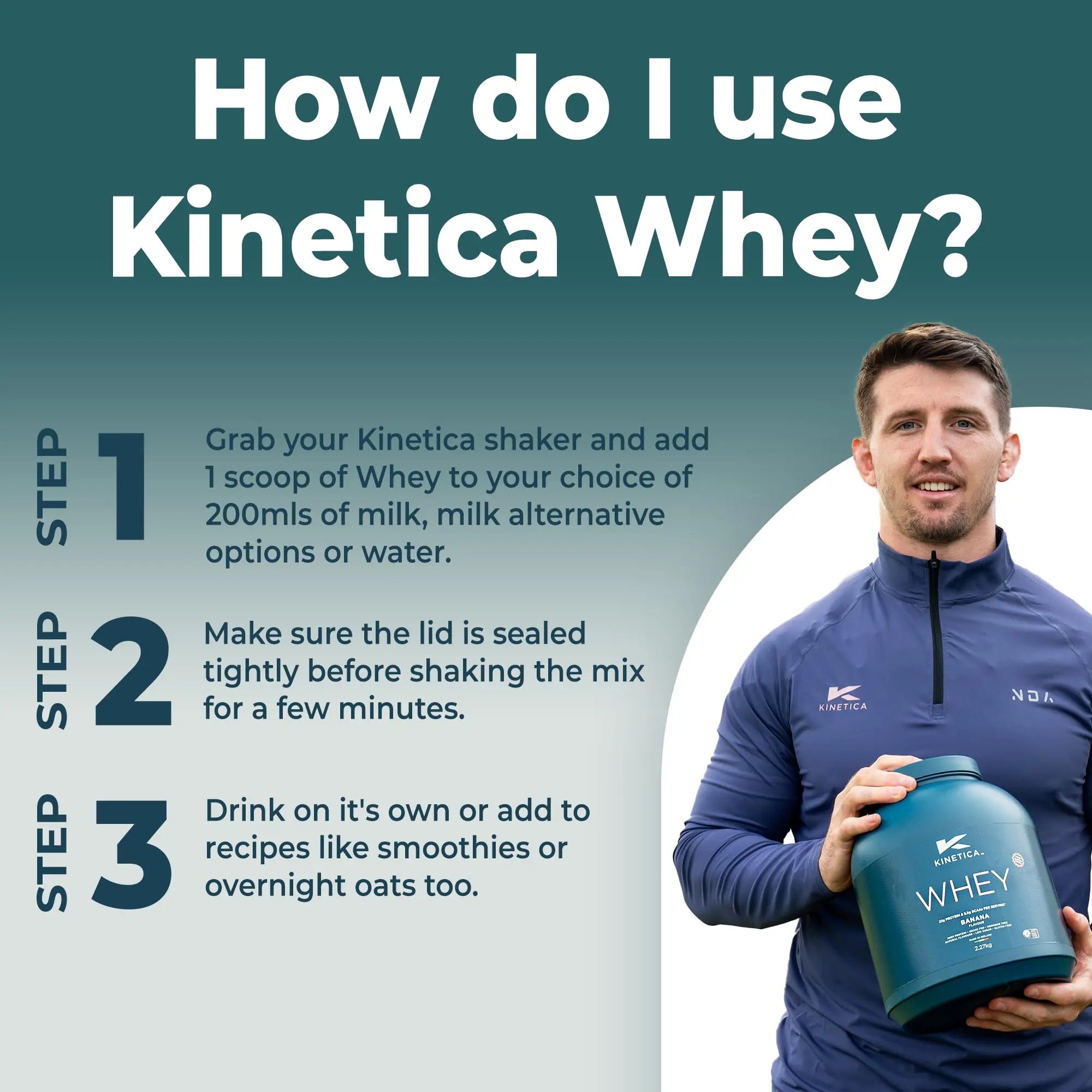 Kinetica Chocolate Whey Protein Powder | 2.27kg | 22g Protein per Serving | 76 Servings Kinetica Au supplements