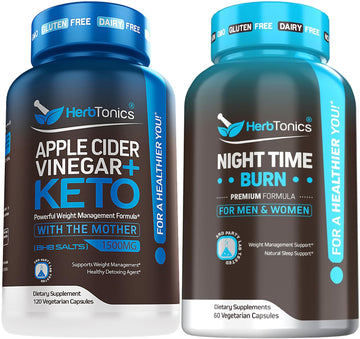 Herbtonics Apple Cider Vinegar Capsules Plus Keto BHB | Fat Burner & Weight Loss Herbtonics Au supplements