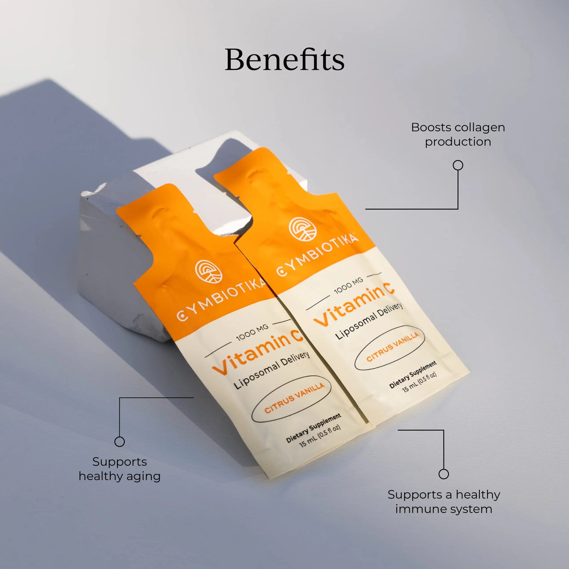 CYMBIOTIKA Vitamin C Individual Packets, Liposomal Delivery, Supplement for Immune Support, Collagen Boost, & Healthy Aging CYMBIOTIKA Au supplements