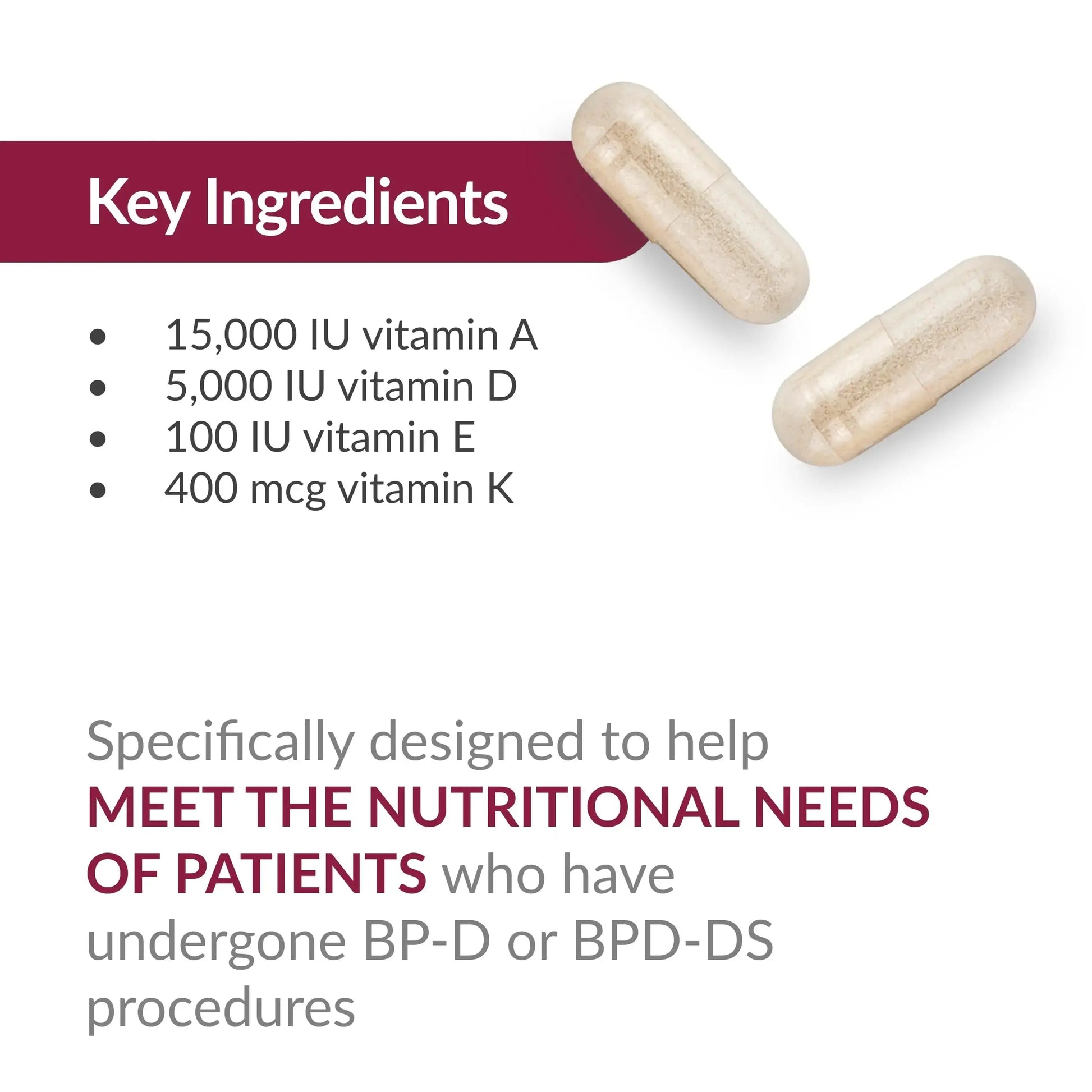 Bariatric Advantage High ADEK Multi - for Bariatric Surgery Patients - Multivitamin with Vitamins A, D, E, K & Trace Minerals Bariatric Advantage Au supplements
