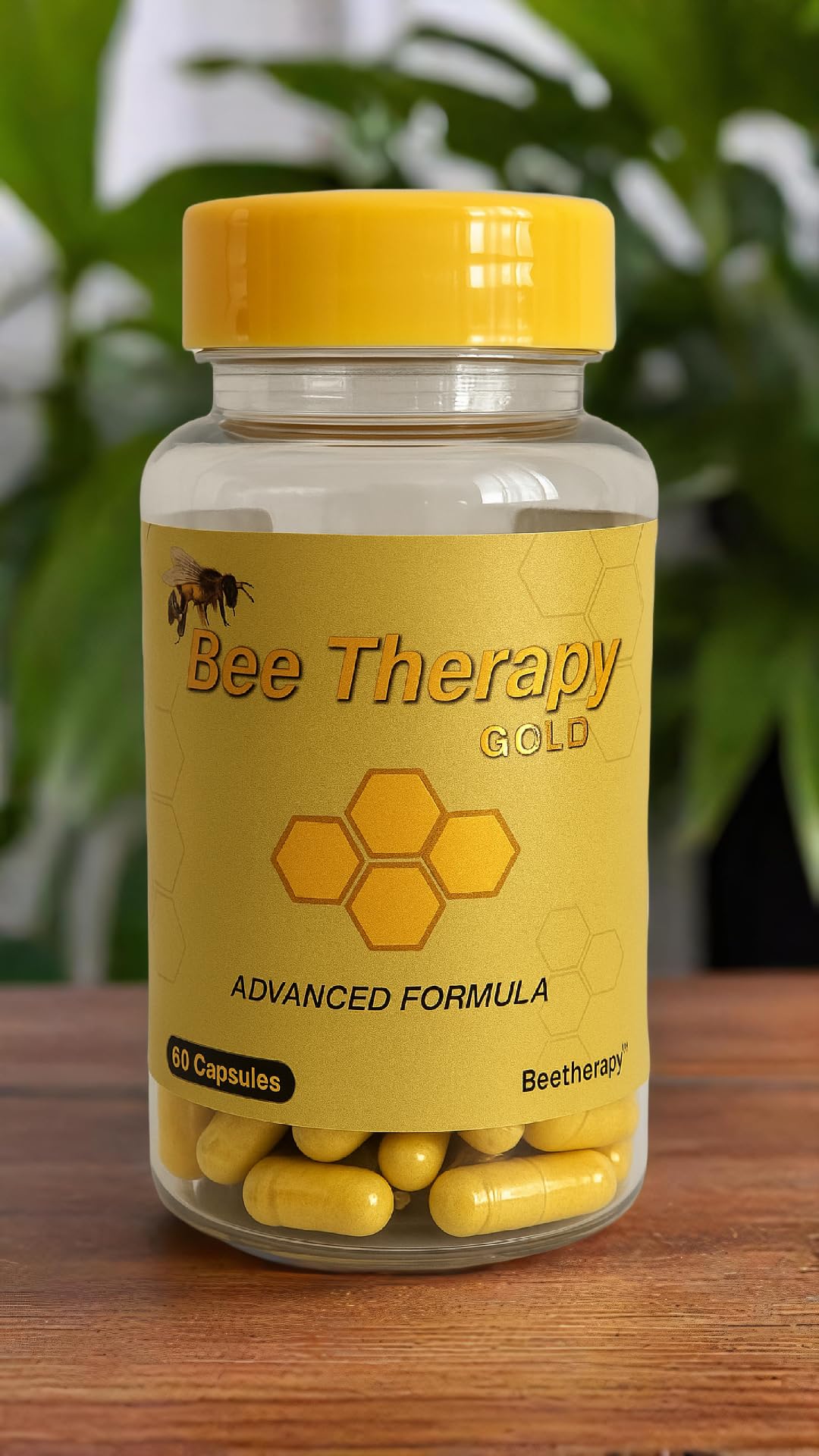 Natural Supplement - Bee Therapy Gold Venom Apitoxin Manuka Honey - Supports Inflammation & Mobility - Neck and Backache - Supports Joints & Muscles- Sprains, Bruises and Strains - Pack 1 60 Capsules Aus Healthcare Au supplements