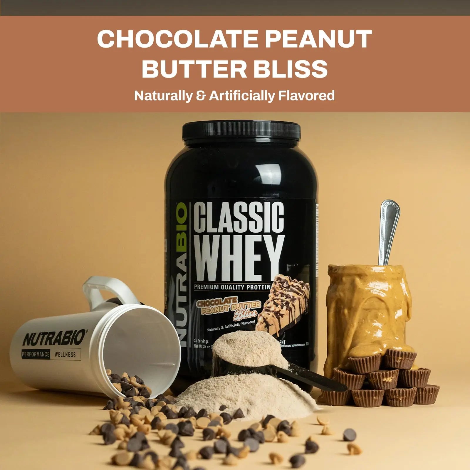 NutraBio Classic Whey Protein Powder- Full-Spectrum Amino Acid Profile - No Fillers NutraBio Au supplements