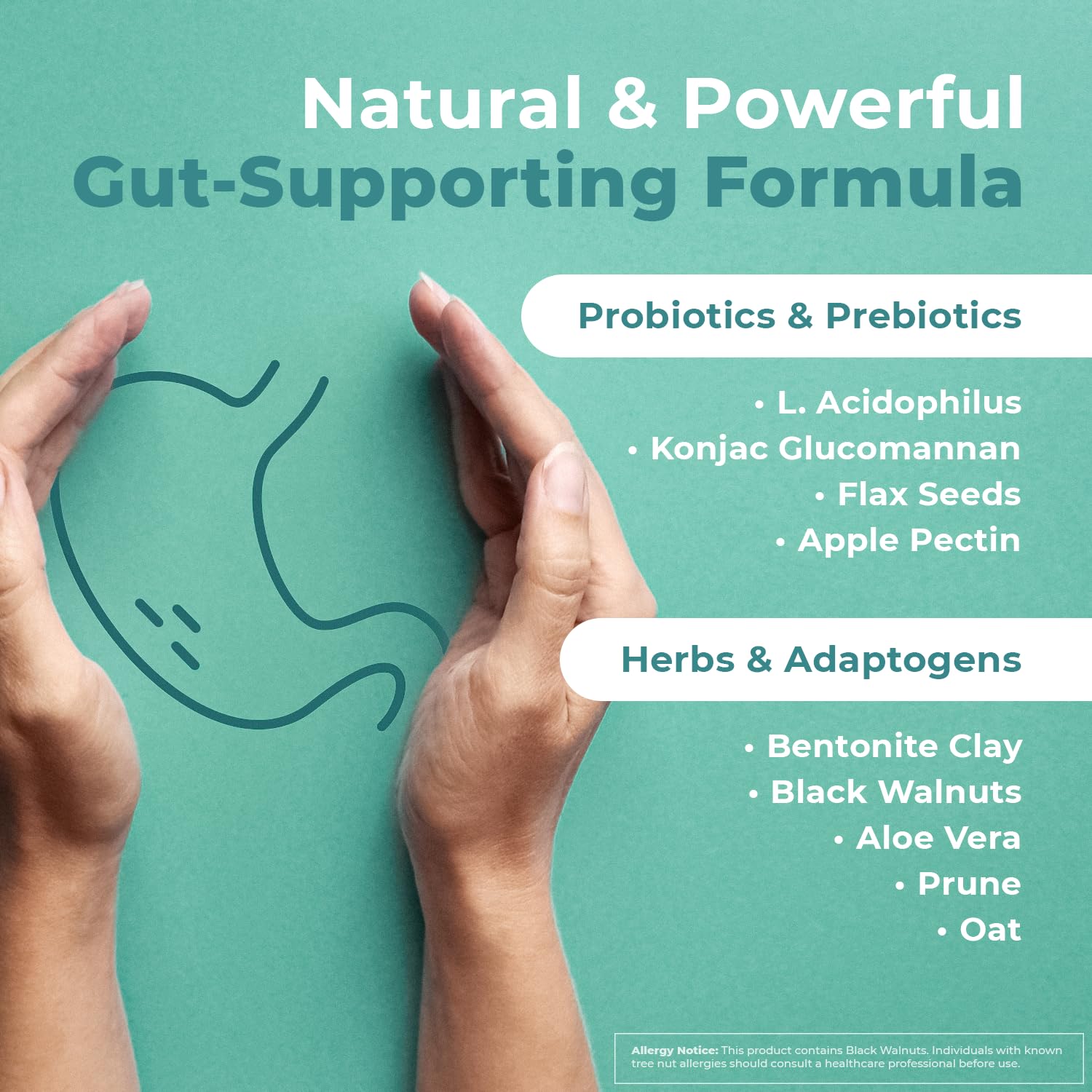 GutOptim Probiotic & Prebiotic Capsules | Pre and Probiotics for Synbiotic Gut Health & Bloating Relief for Women & Men | Enzyme with Probiotics for Digestive Health | Non-GMO, 60 Ct, 3 Month Supply Nature’s NutriWave Au supplements