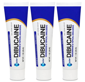 (3 Pack) Globe Dibucaine 1% Hemorrhoid Treatment Ointment - 1 Oz Rapid Numbing Relief, Hemorrhoid Treatment from Itch and Burn Globe Au supplements